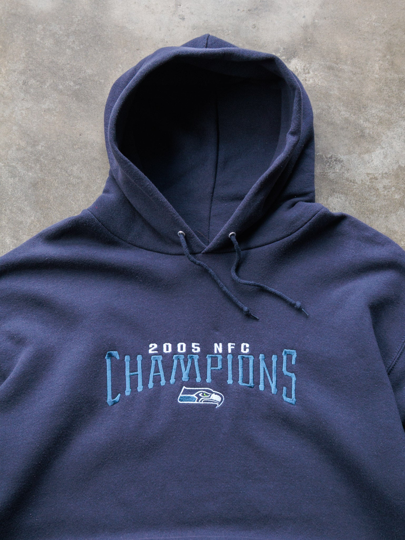 Vintage 2005 Seattle Seahawks NFC Champs Hoodie (L)