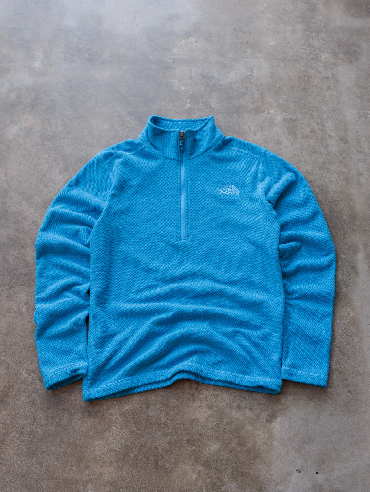 Vintage Blue The North Face Fleece Quarter Zip (S)