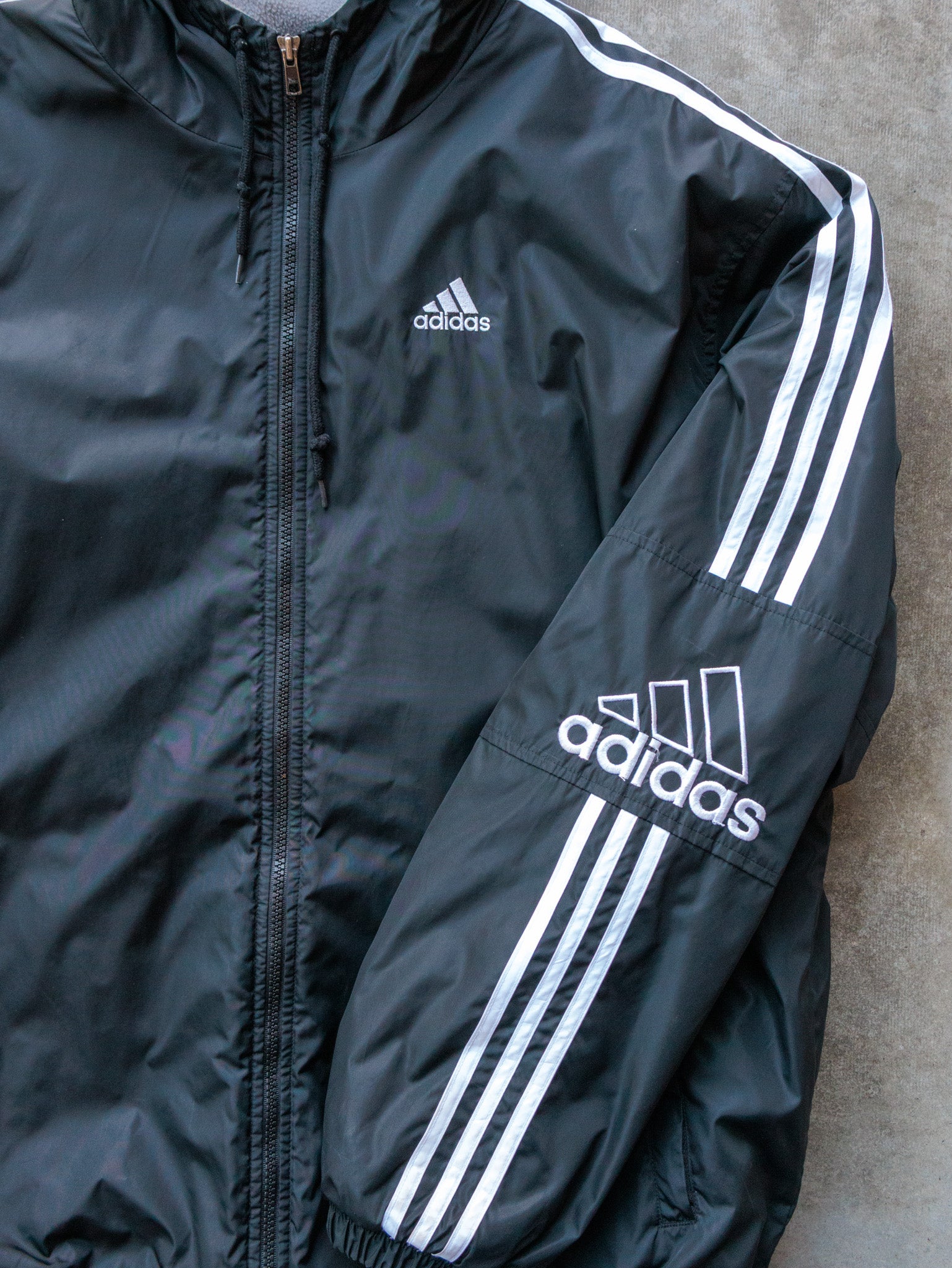 Vintage 00s Black Adidas Jacket (L)