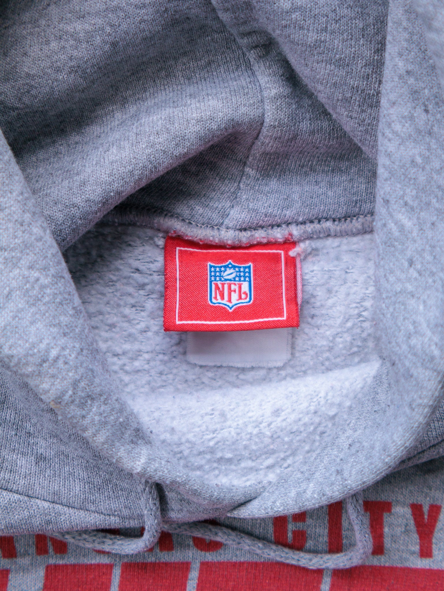 Vintage 00s Grey Kansas City Chiefs Hoodie (2XL)