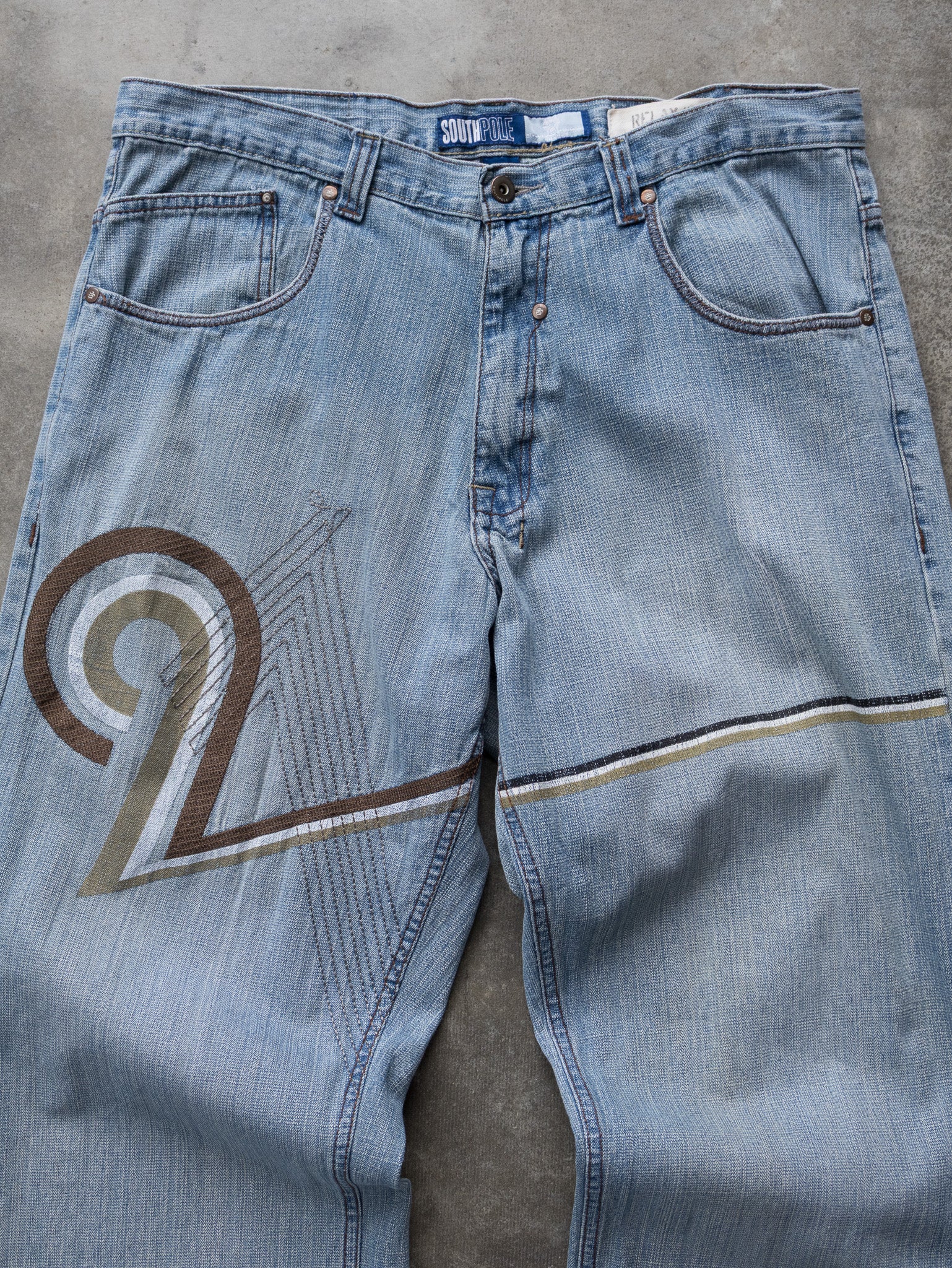Vintage Blue Southpole Jeans (W36)