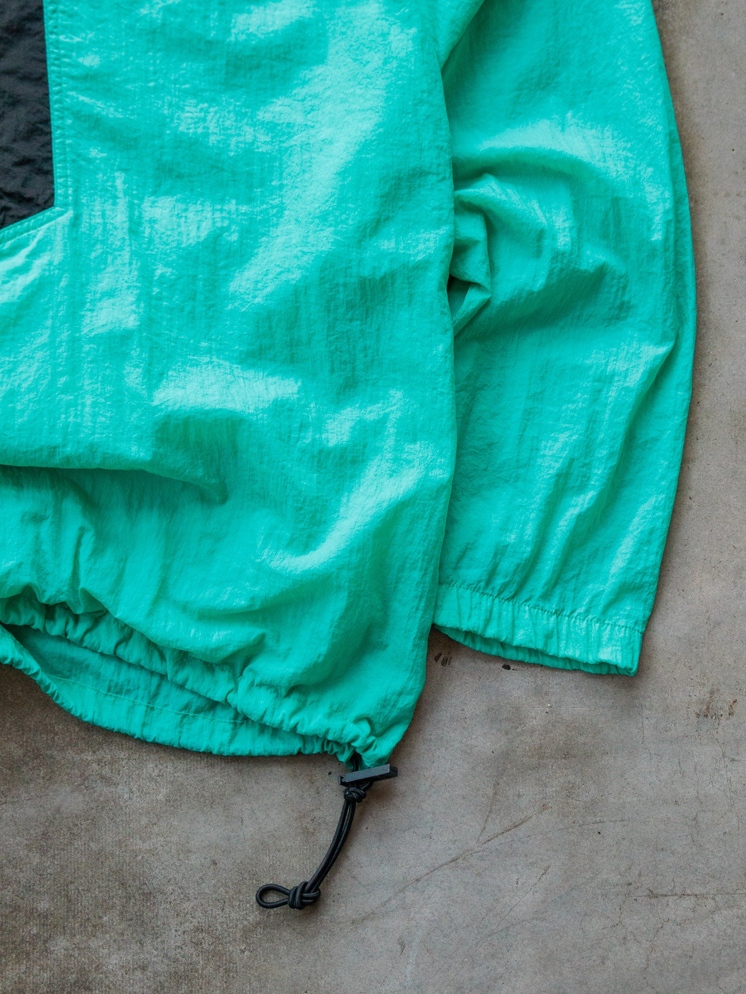 Vintage 90s Turquoise Nike Half-Zip Windbreaker (XL)