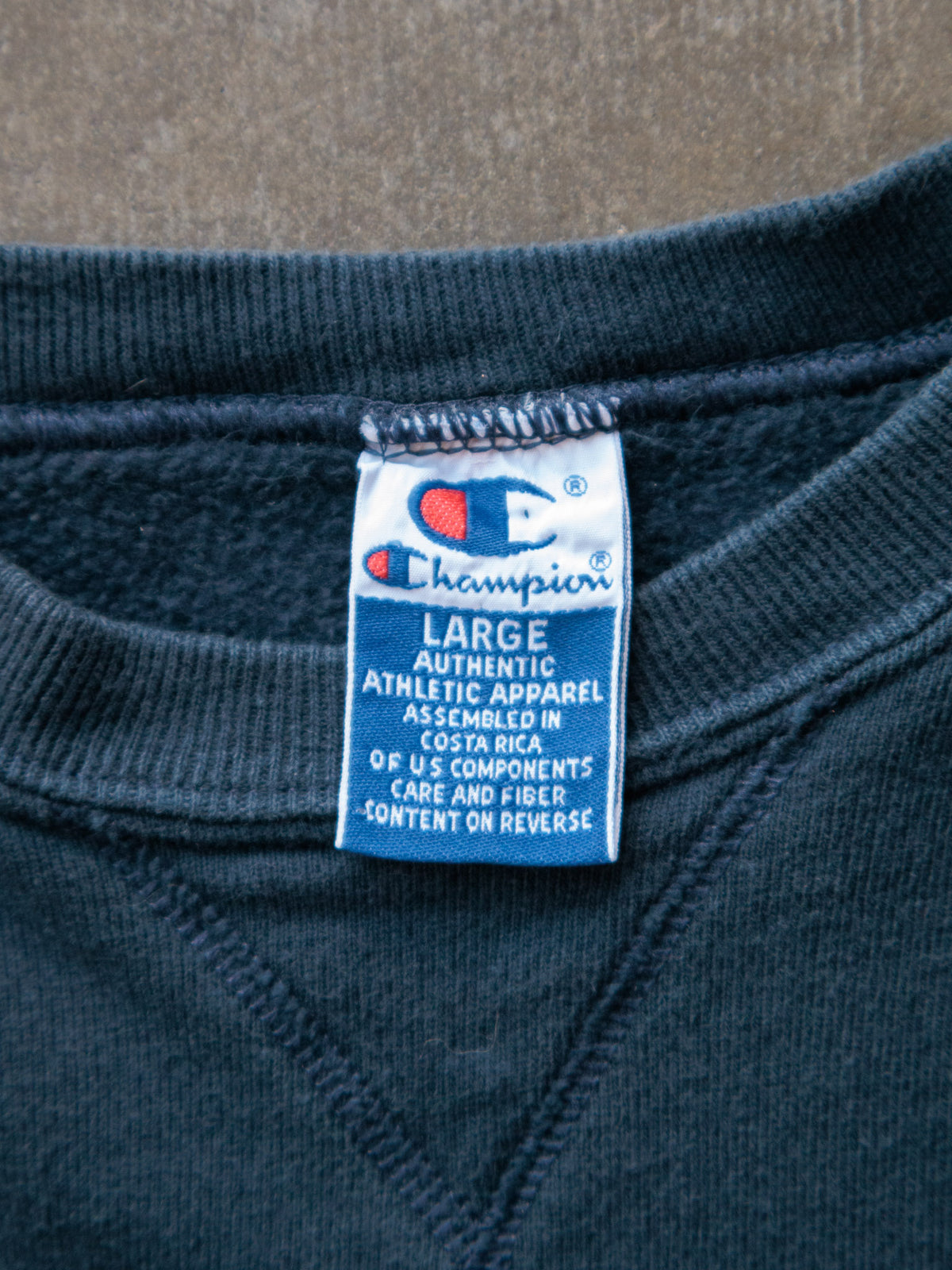 Vintage Green Champion Sweatshirt (L)
