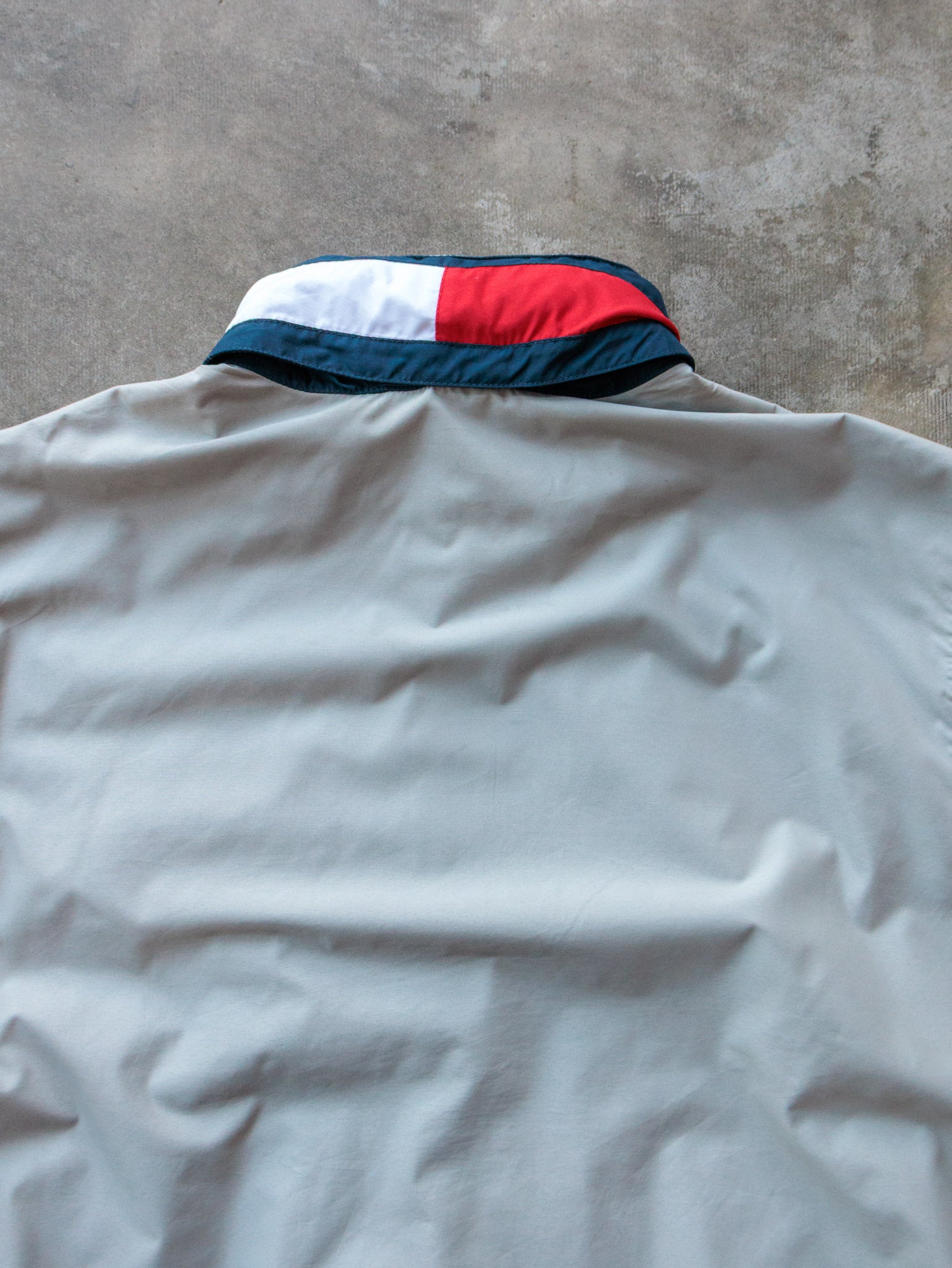 Vintage 00s Grey Tommy Hilfiger Jacket (XL)