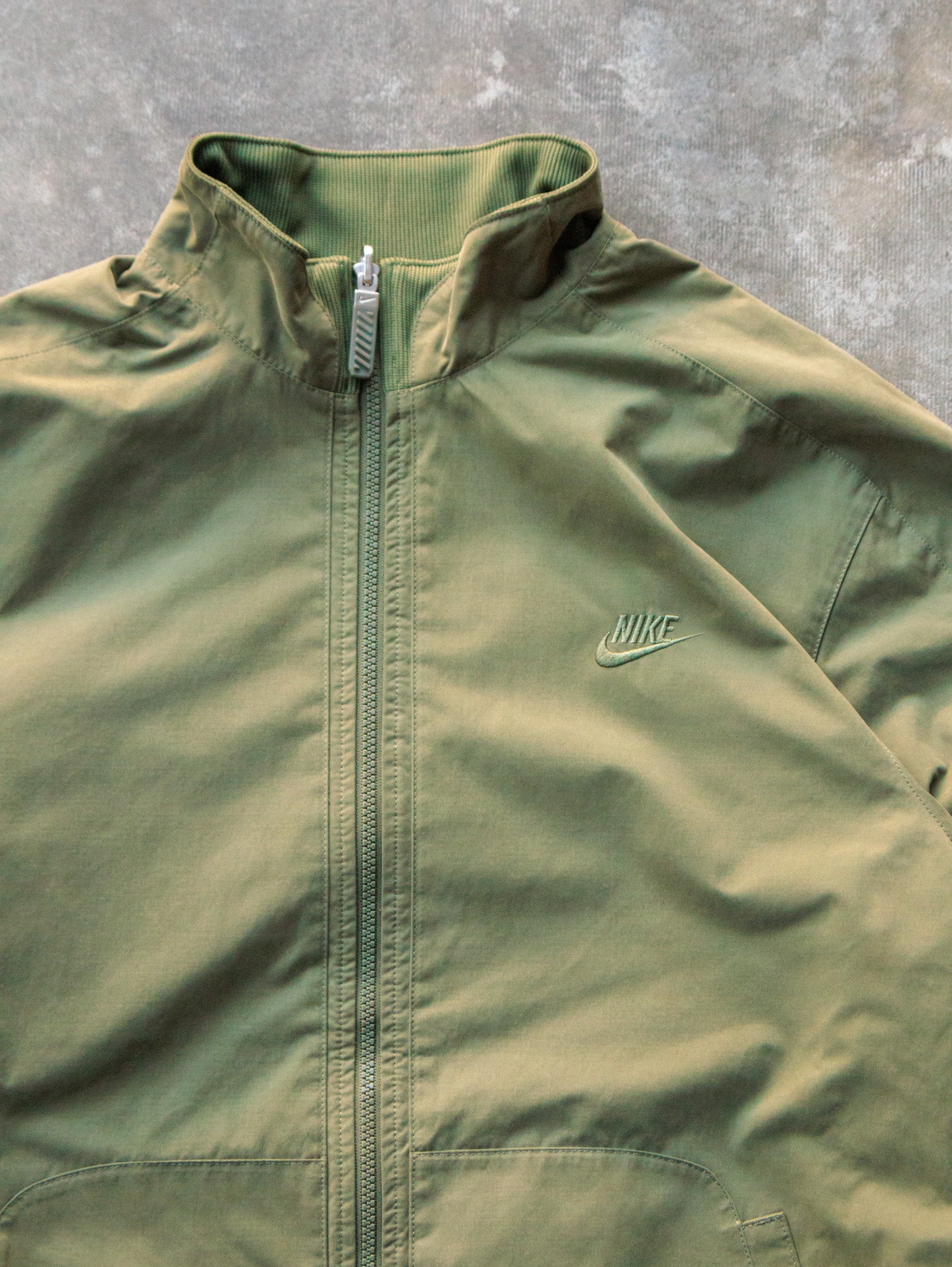 Vintage Green Nike Reversible Camo Jacket (XL)