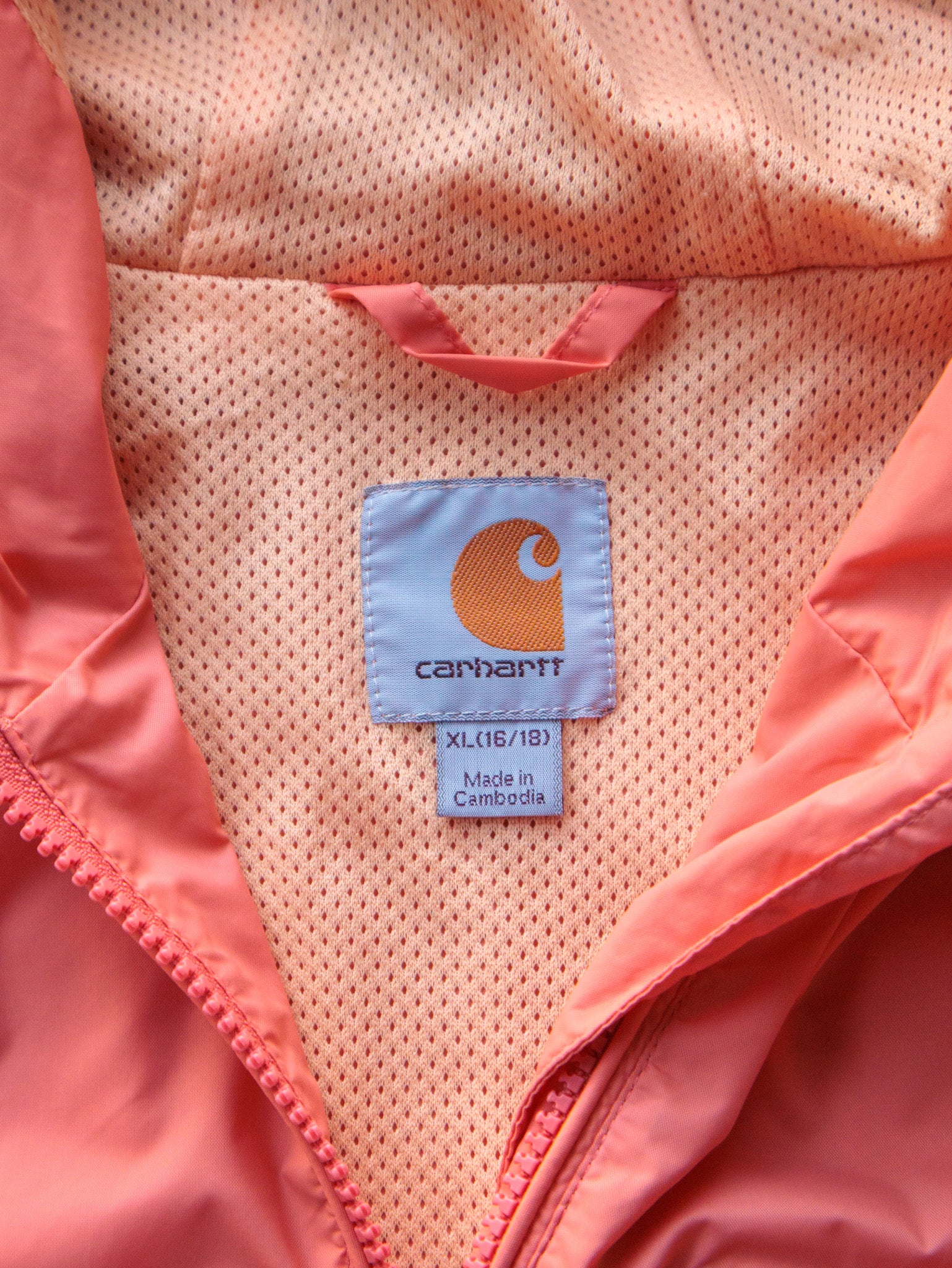 Vintage Peach Carhartt Jacket (Womens XL)