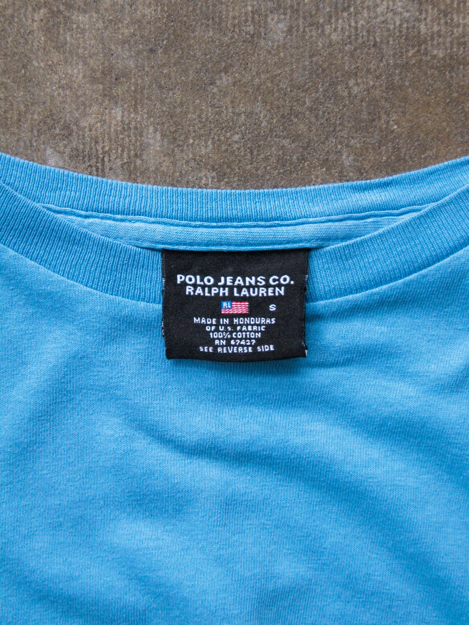 Vintage 00s Blue Polo Ralph Lauren Tee (S)