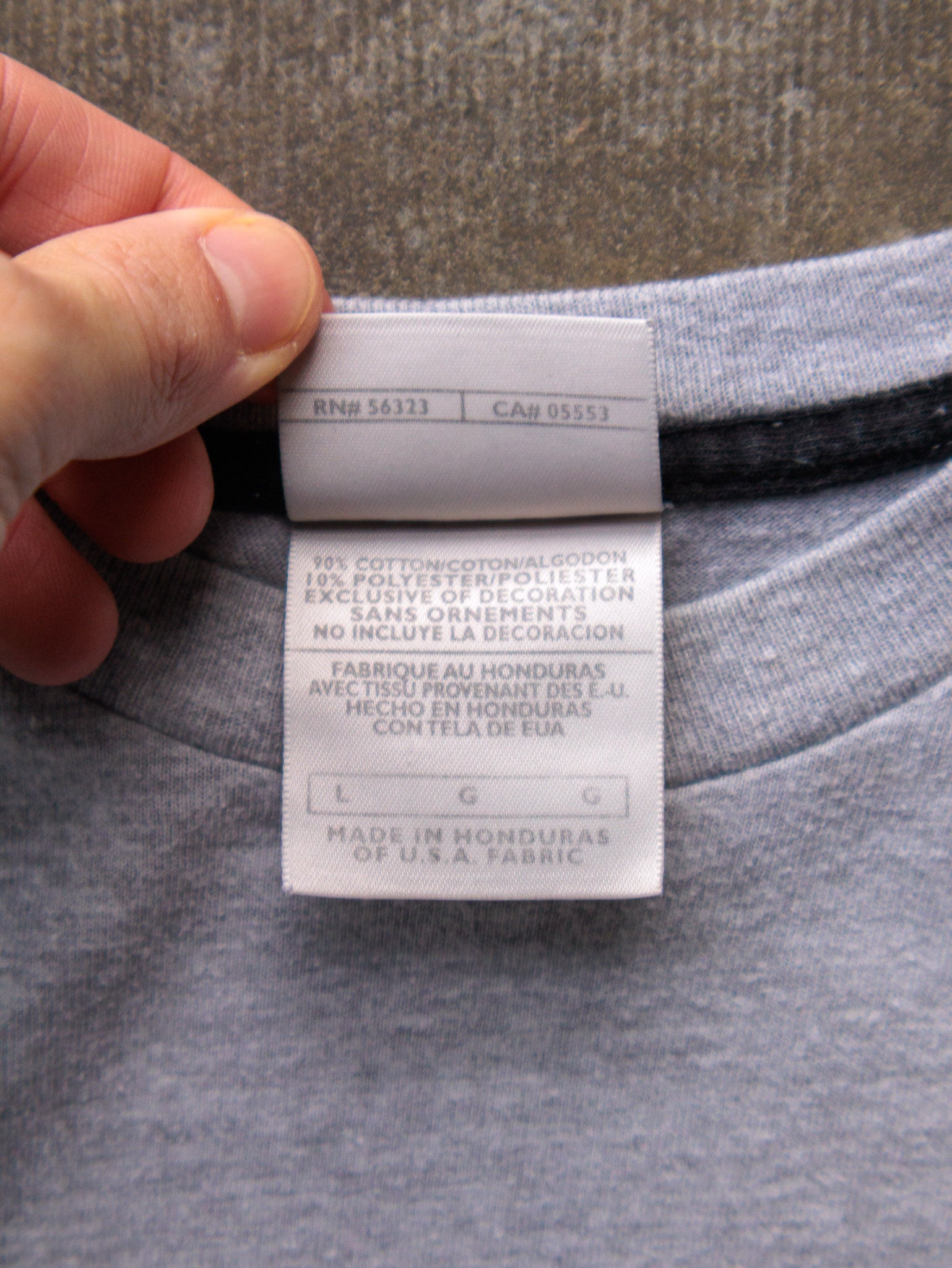 Vintage 00s Grey Nike Logo Tee (L)