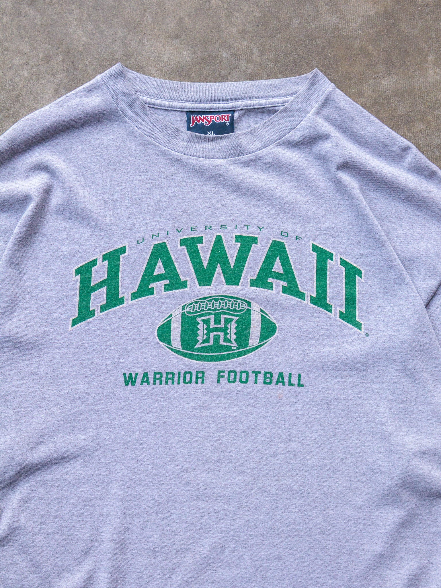 Vintage 90s University of Hawaii Warrior Football Tee (XL)