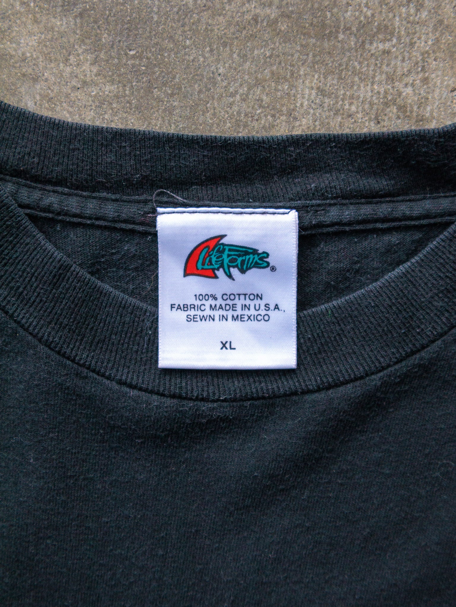 Vintage 90s Black "Teed Up" Golf Frog Tee (XL)