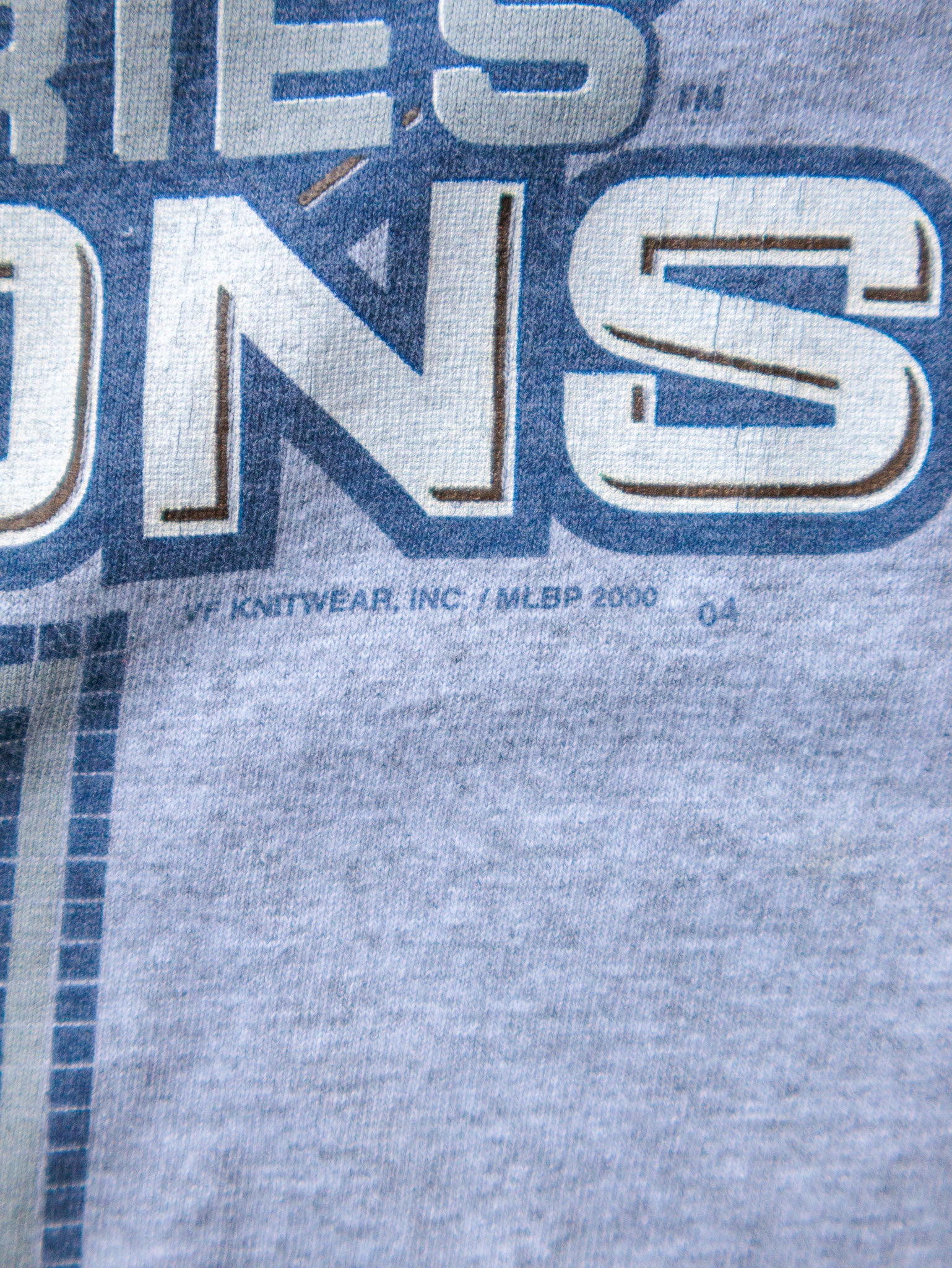 Vintage 2000 New York Yankees Subway Series Champs Tee (XL)