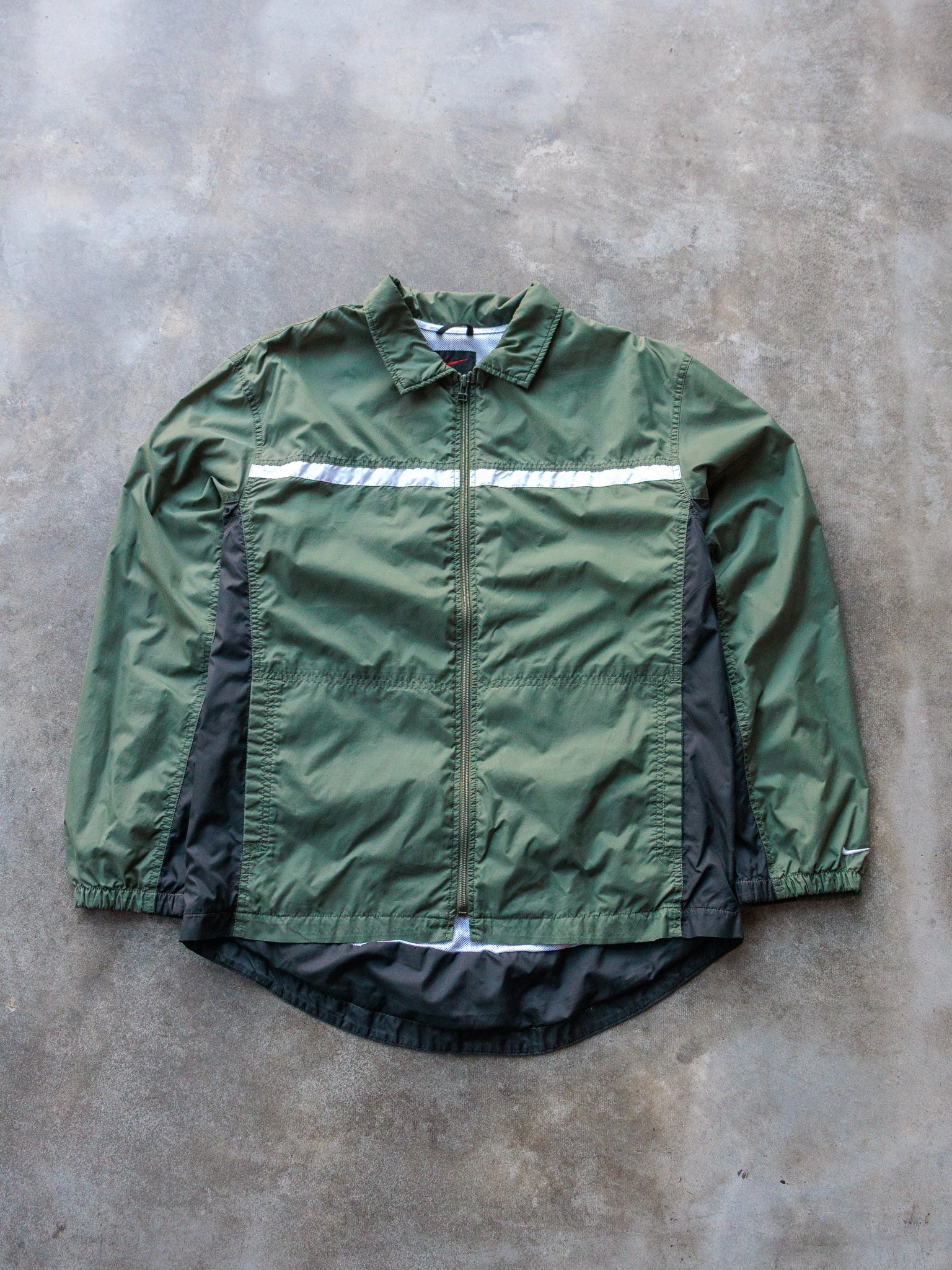 Vintage 00s Green Nike Windbreaker Jacket (M)