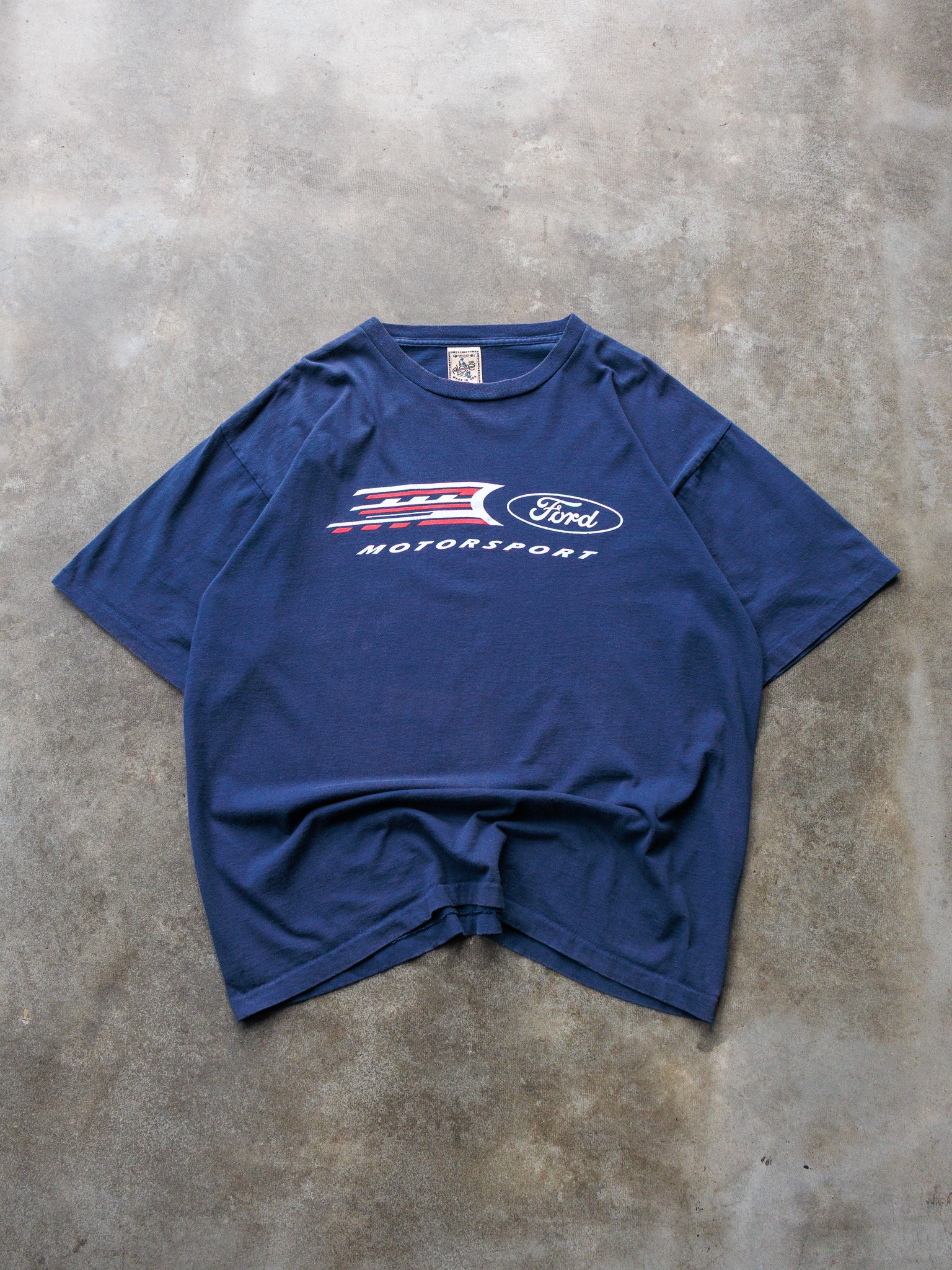 Vintage 90s Navy Ford Motorsport Tee (XL)