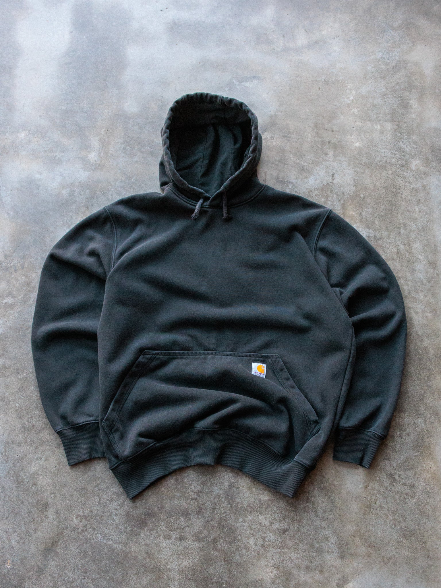 Vintage Black Carhartt Rain Defender Hoodie (M)