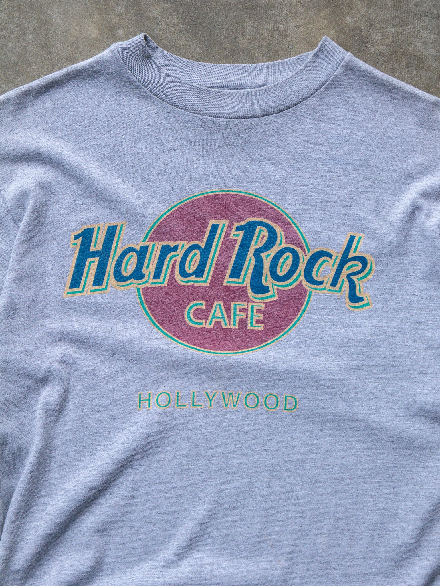 Vintage 90s Hard Rock Cafe Hollywood Long Sleeve Tee (M)