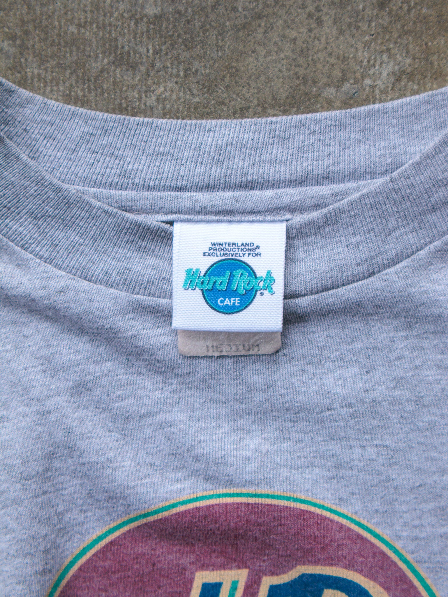 Vintage 90s Hard Rock Cafe Hollywood Long Sleeve Tee (M)
