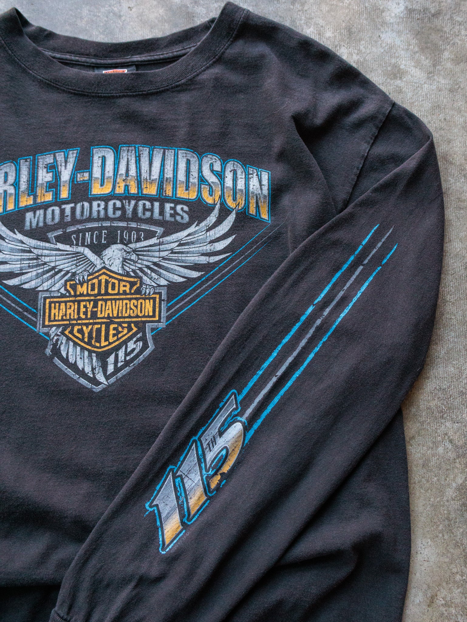 Black Harley-Davidson Binghamton NY 115th Anniversary Long Sleeve (L)