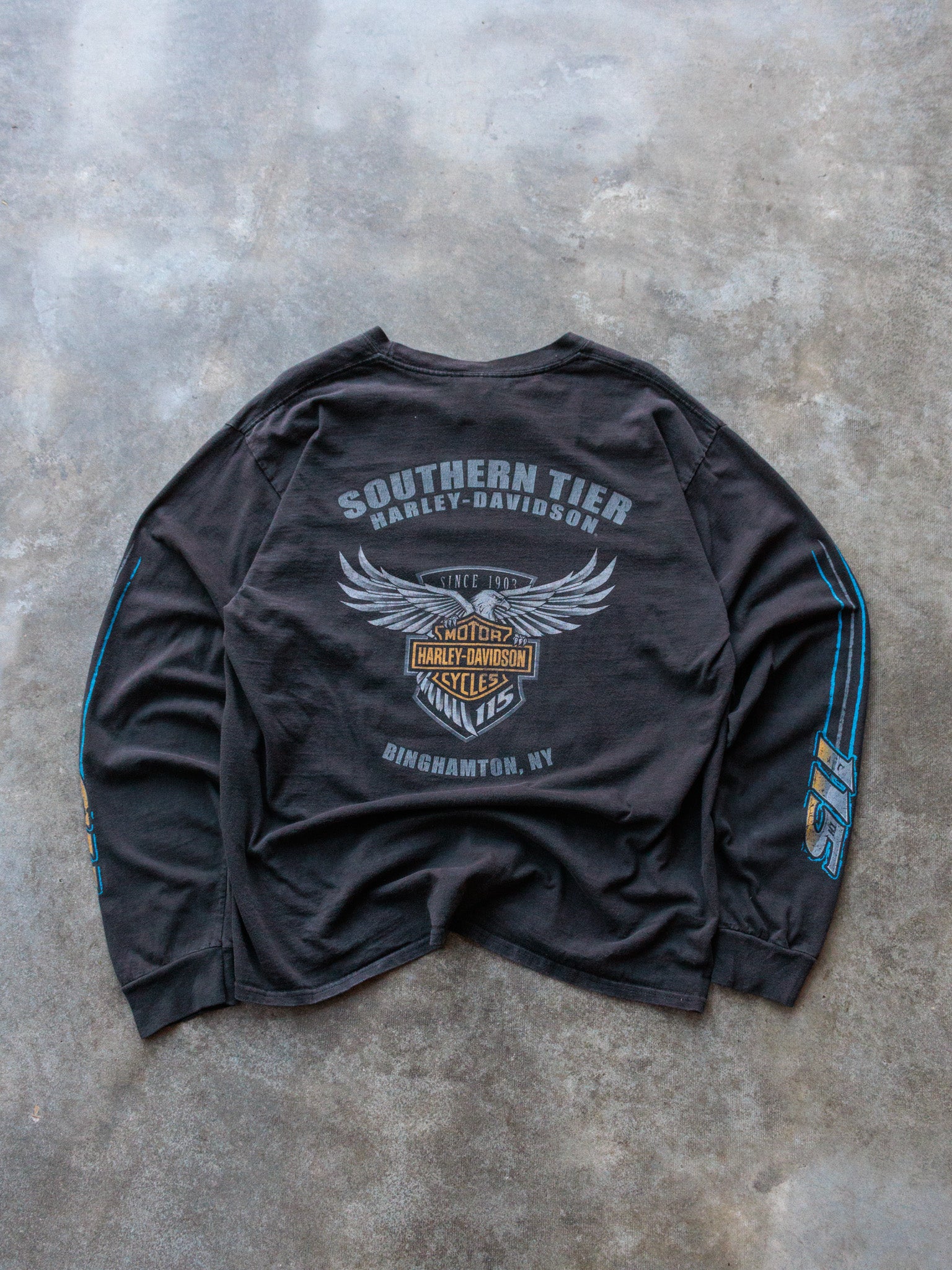 Black Harley-Davidson Binghamton NY 115th Anniversary Long Sleeve (L)