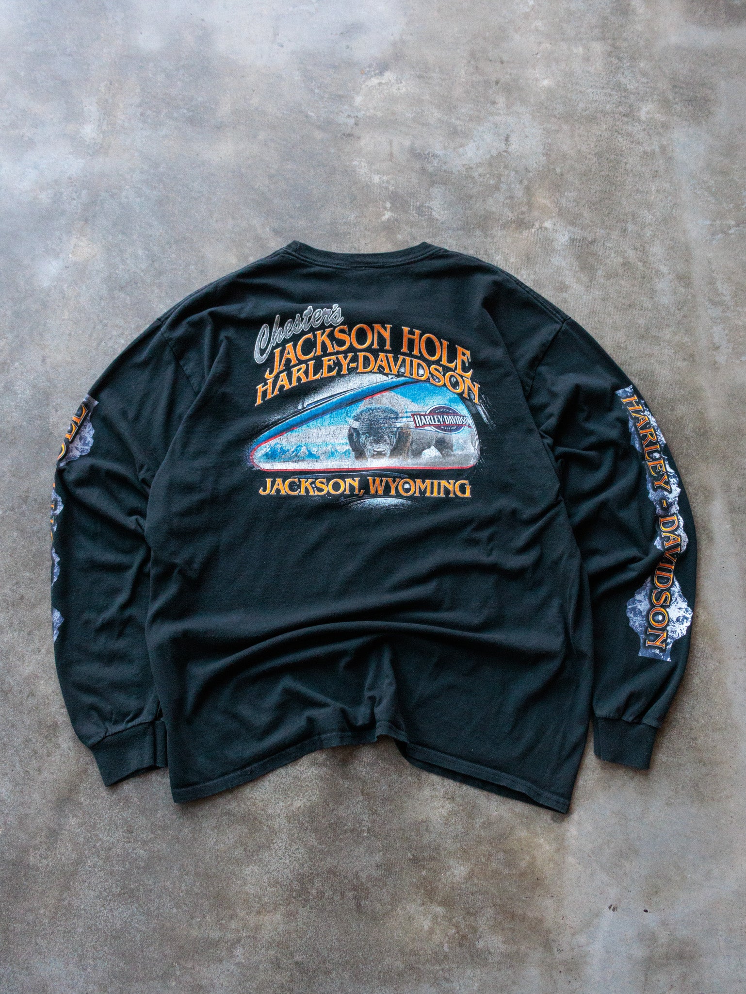 Black Harley-Davidson Jackson Wyoming Long Sleeve (XL)