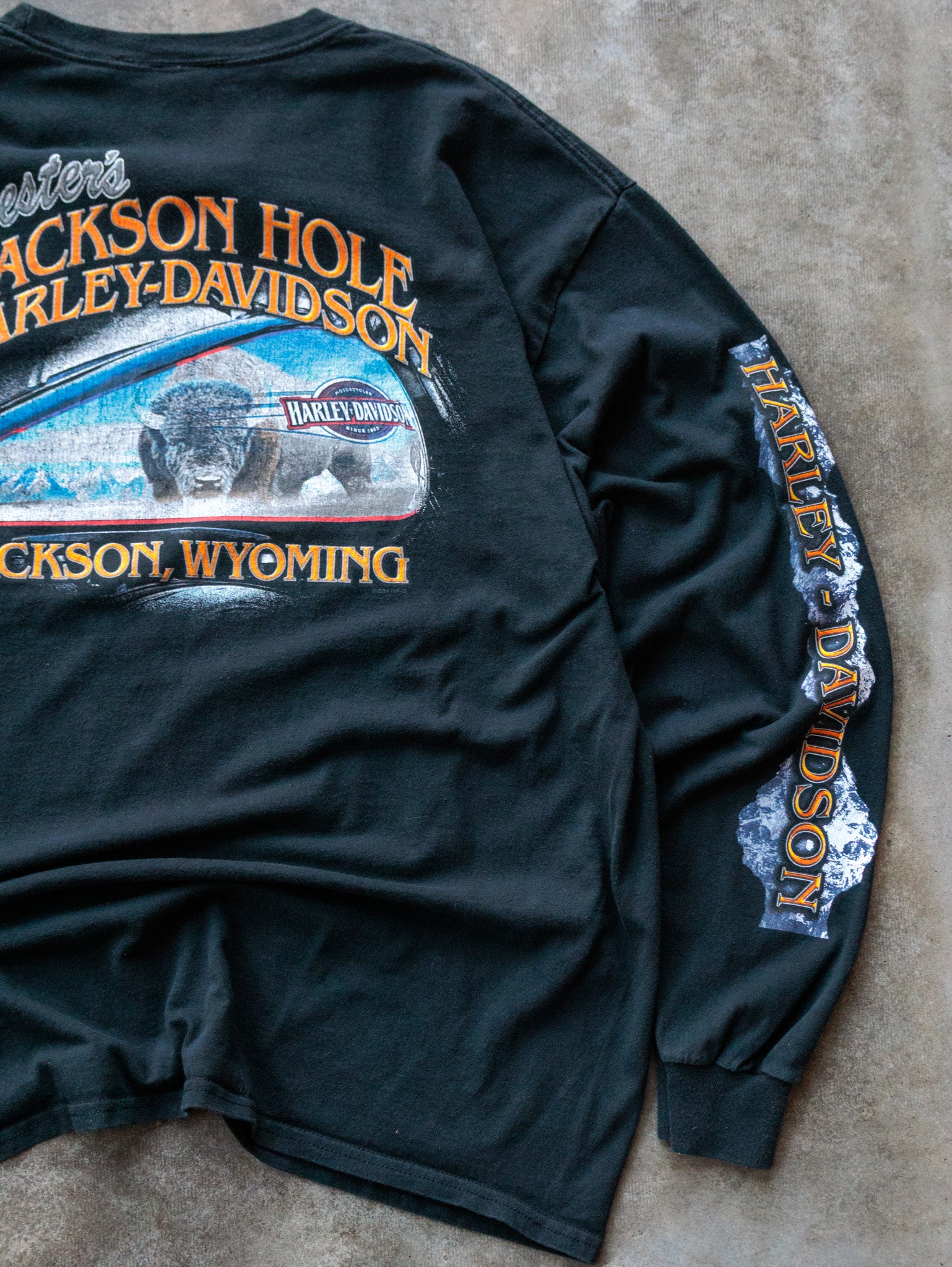 Black Harley-Davidson Jackson Wyoming Long Sleeve (XL)