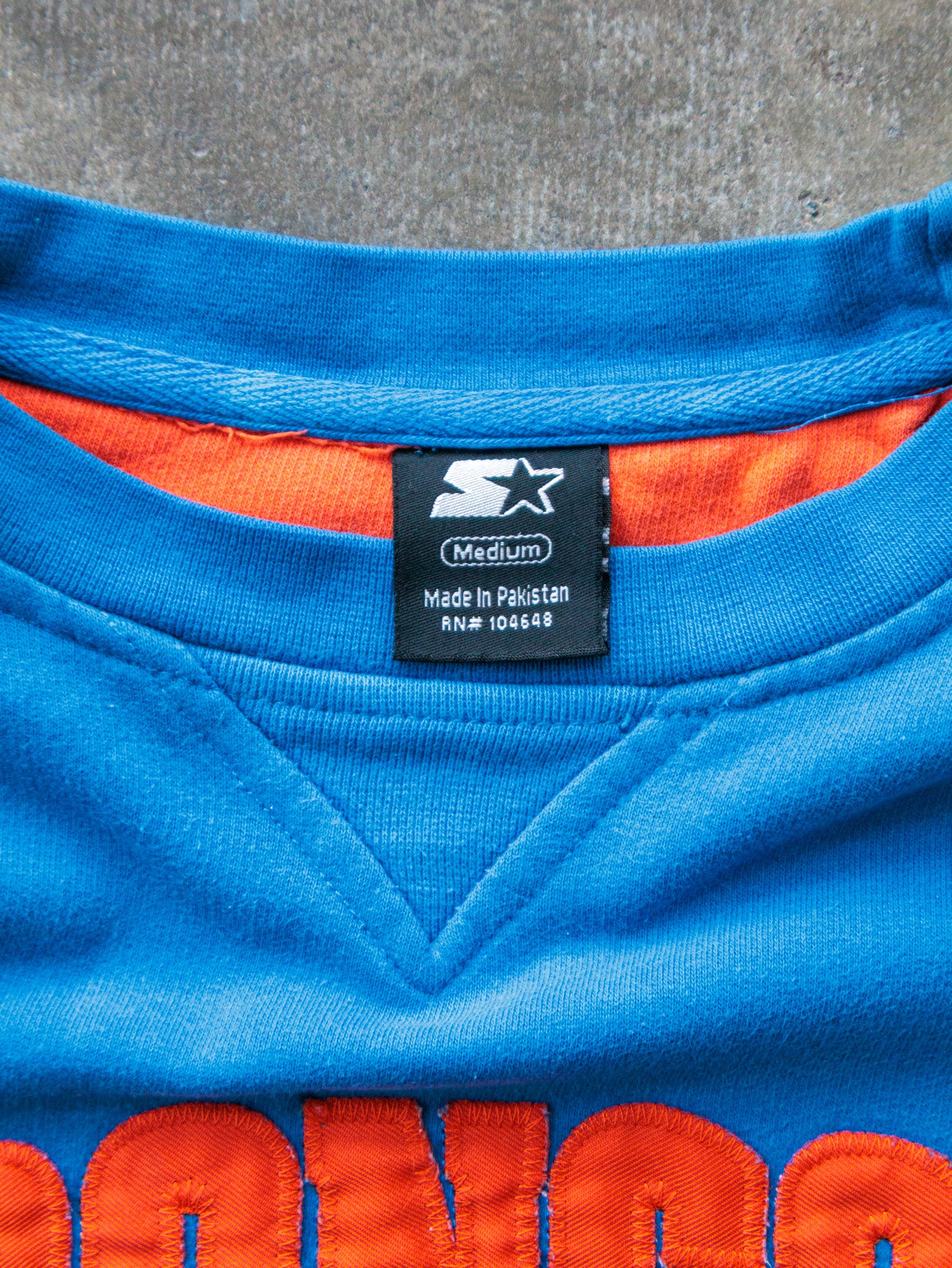 Vintage 00s Blue Starter Denver Broncos Sweatshirt (M)