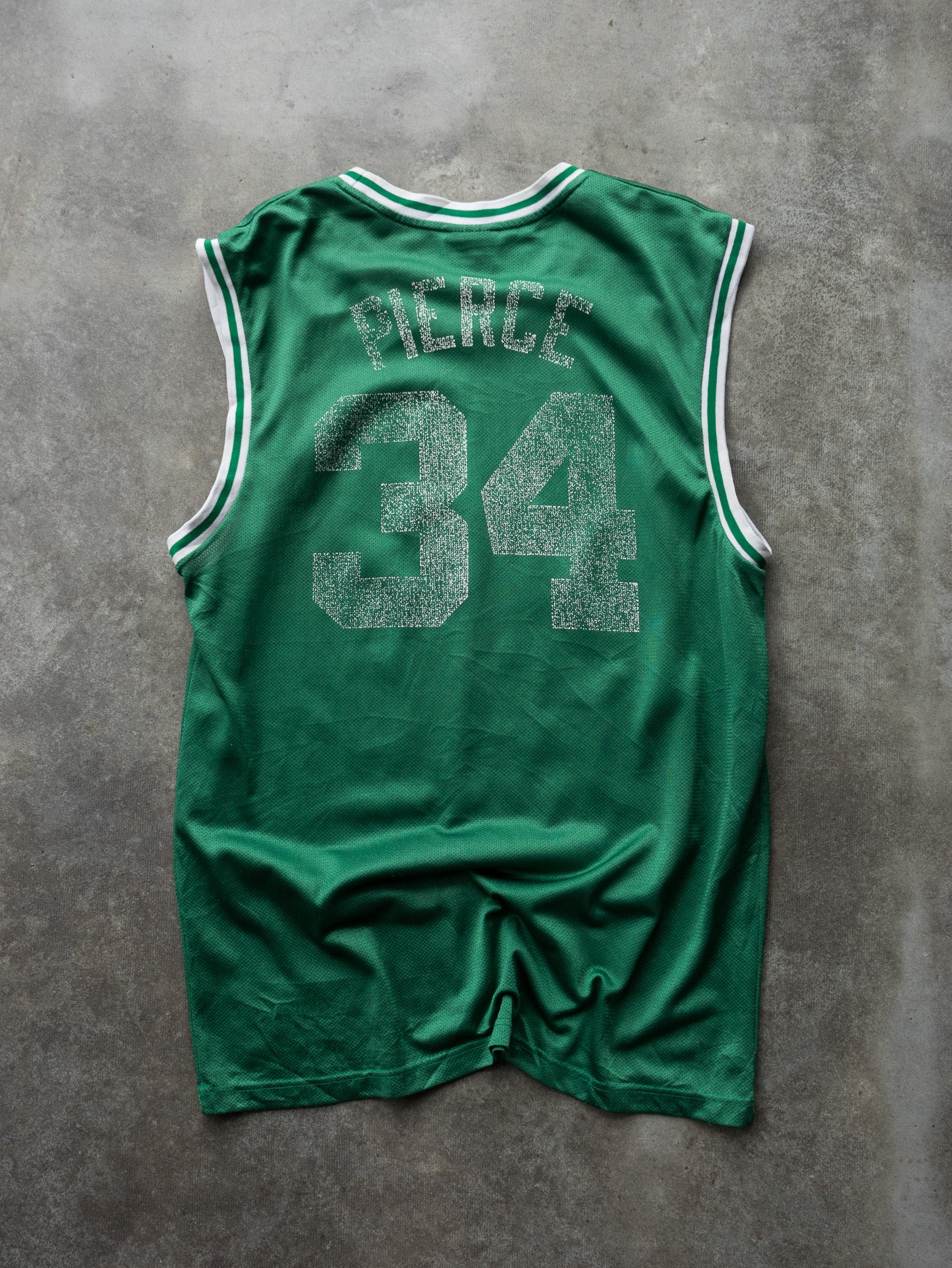 Vintage 00s Green Reebok Pierce Boston Celtics NBA Jersey (M)
