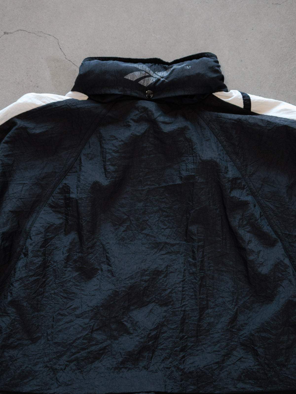 Vintage 90s Black Reebok Colourblock Windbreaker (M)