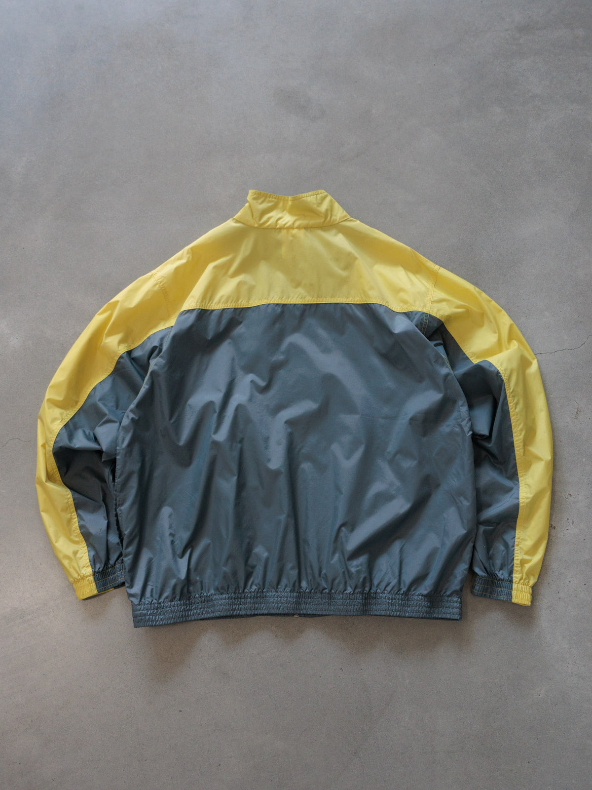 Vintage 00s Grey Adidas Colourblock Windbreaker (XL)