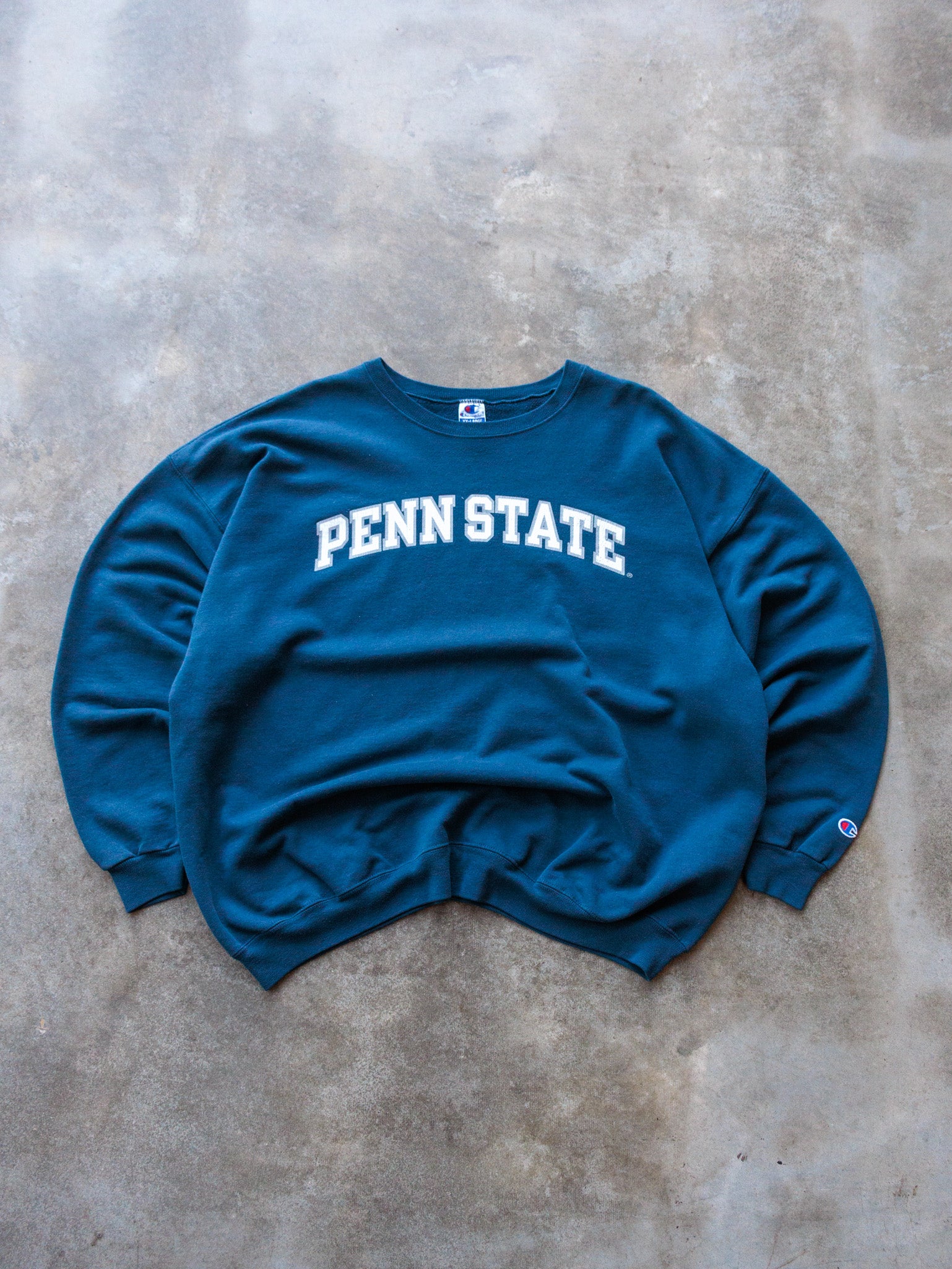 Vintage 90s Blue Champion Penn State Sweatshirt (2XL)