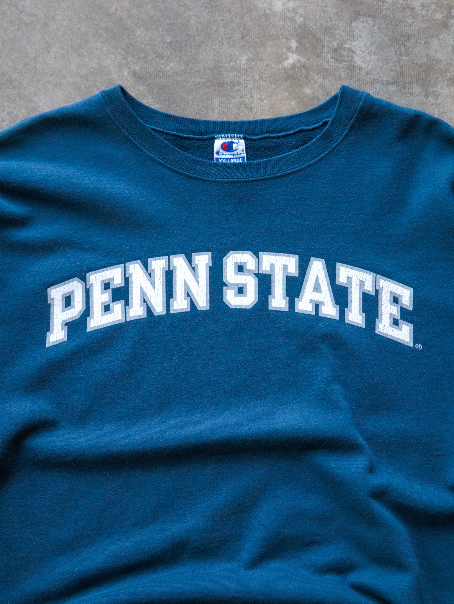 Vintage 90s Blue Champion Penn State Sweatshirt (2XL)