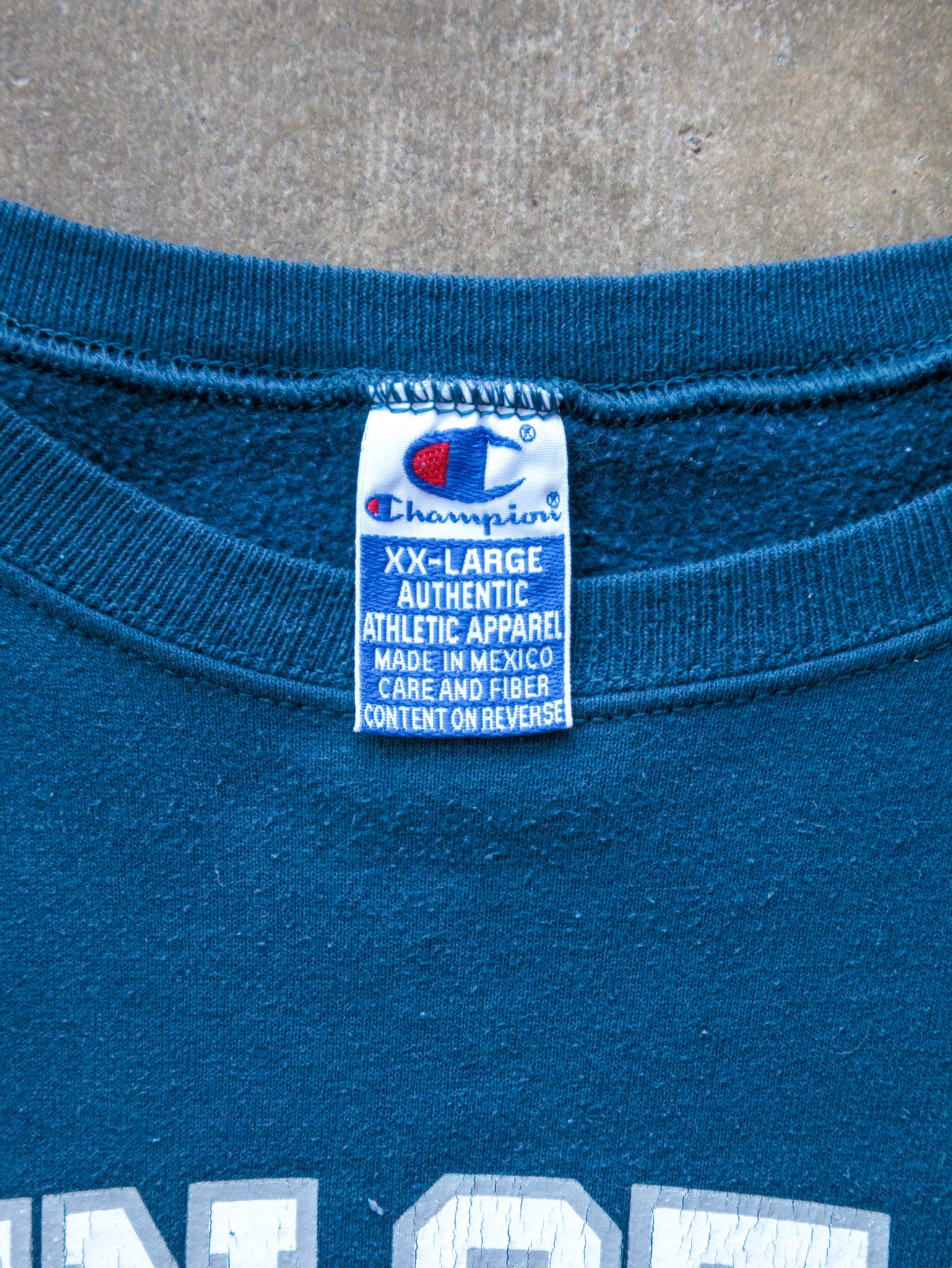 Vintage 90s Blue Champion Penn State Sweatshirt (2XL)