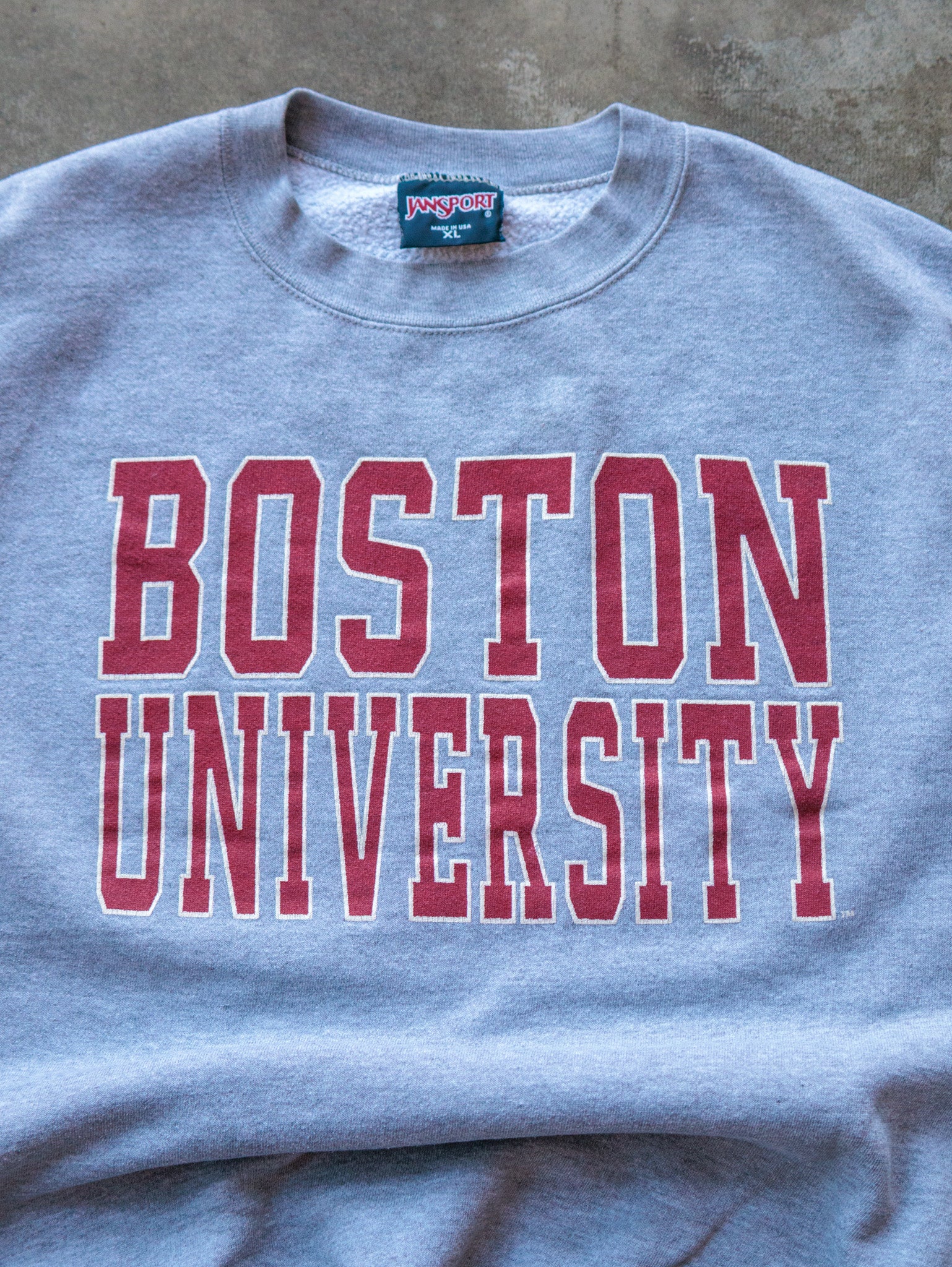 Vintage 90s JanSport Boston University Sweatshirt (XL)