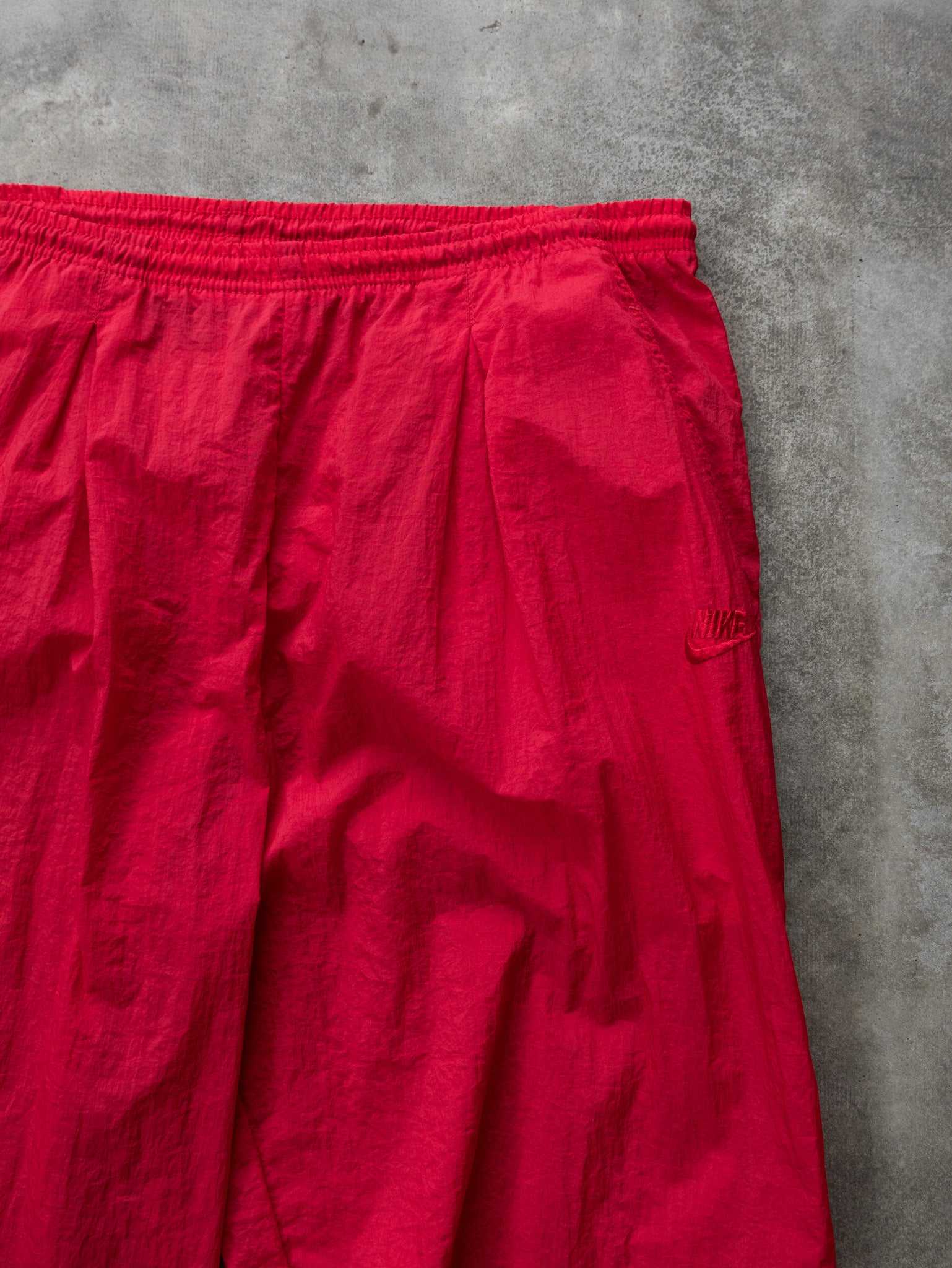 Vintage Red Nike Track Pants (L)