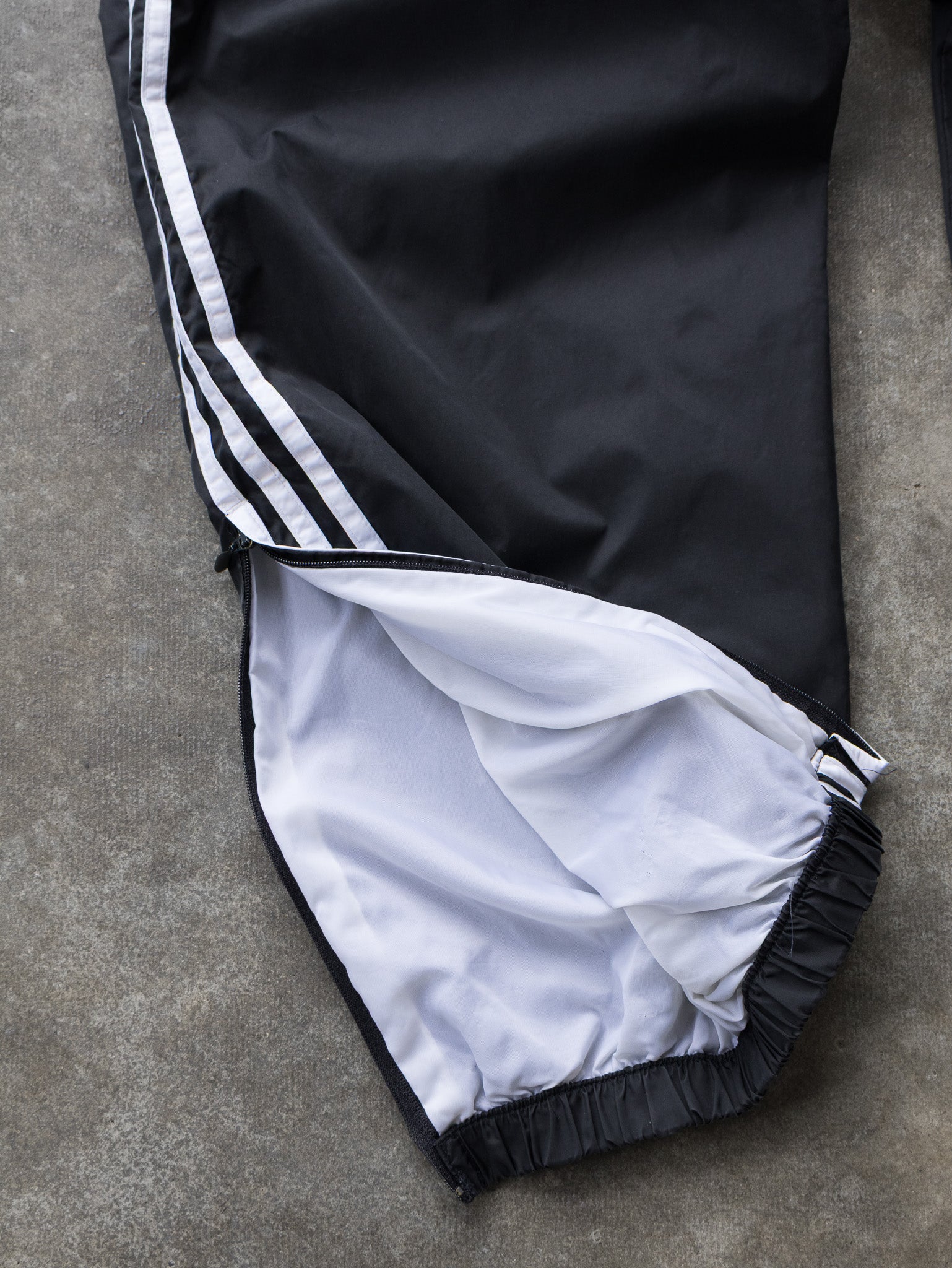 Vintage Black Adidas Track Pants (XL)