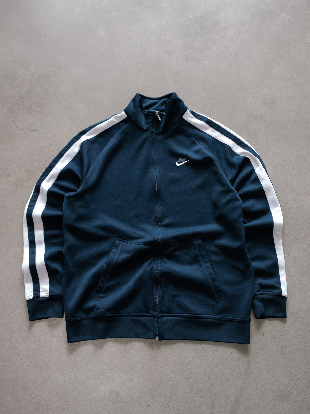 Vintage 00s Navy Nike Track Jacket (XL)