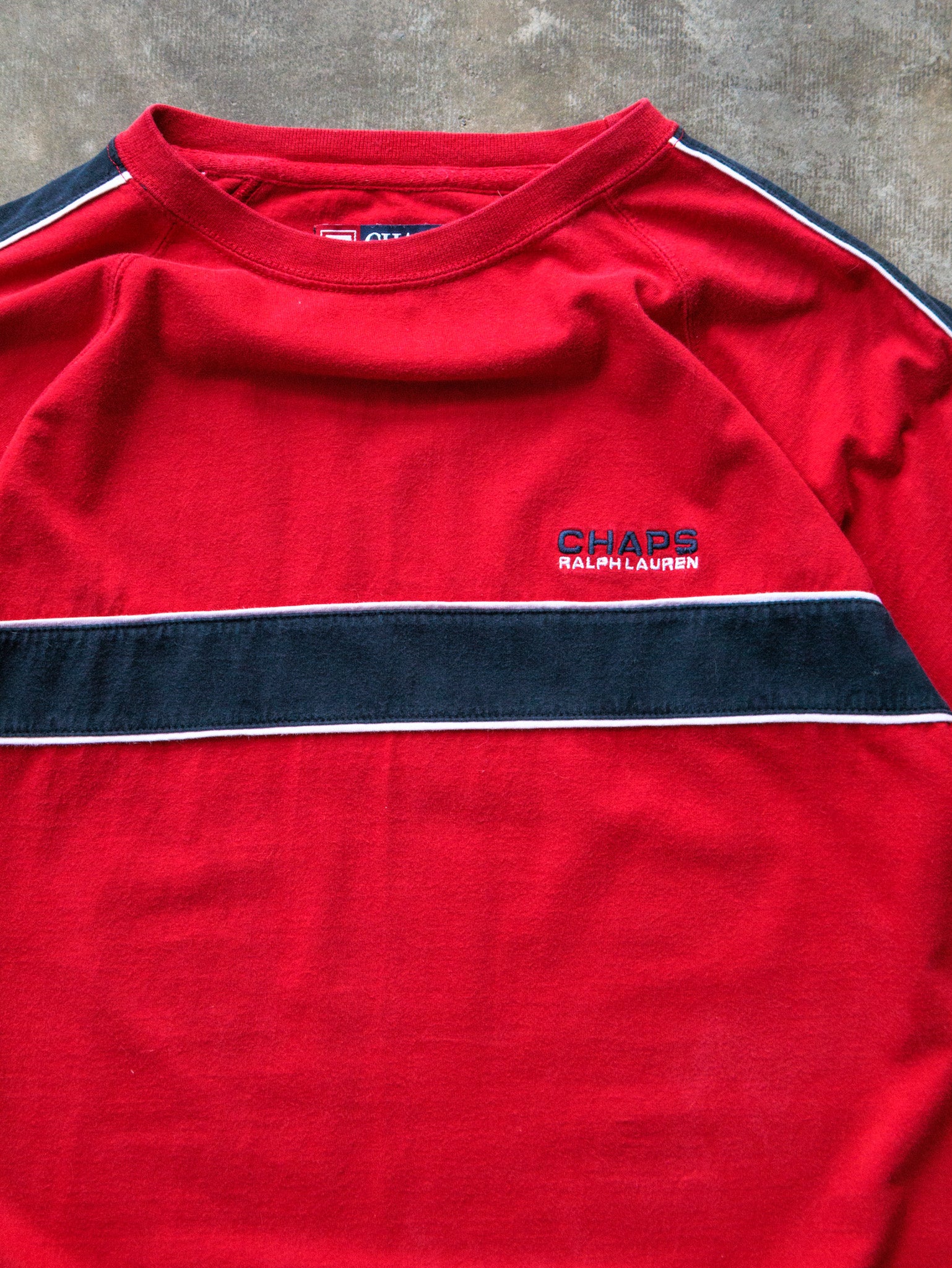 Vintage 90s Red Chaps Ralph Lauren Tee (M)