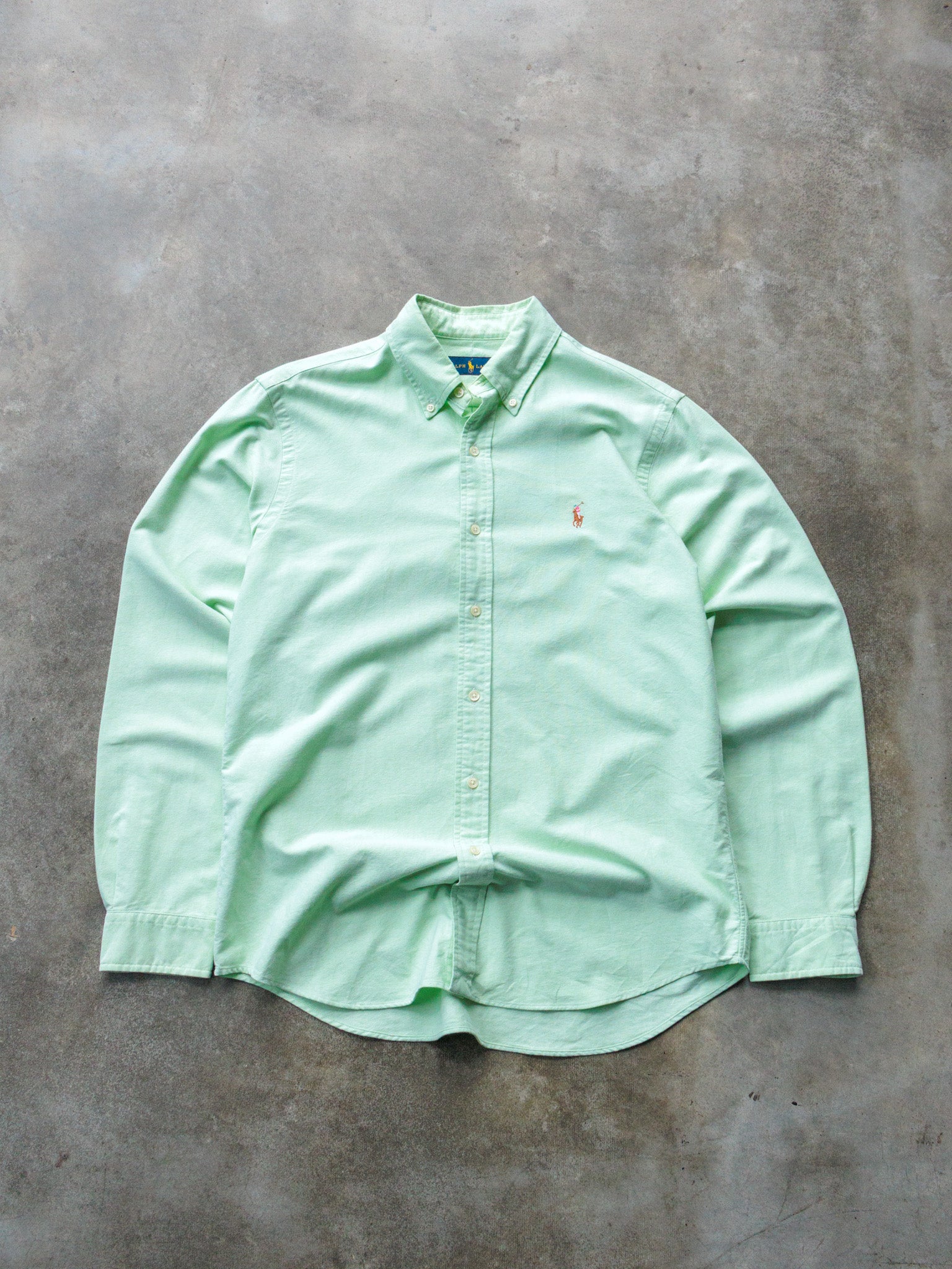 Vintage 90s Green Ralph Lauren Shirt (M)