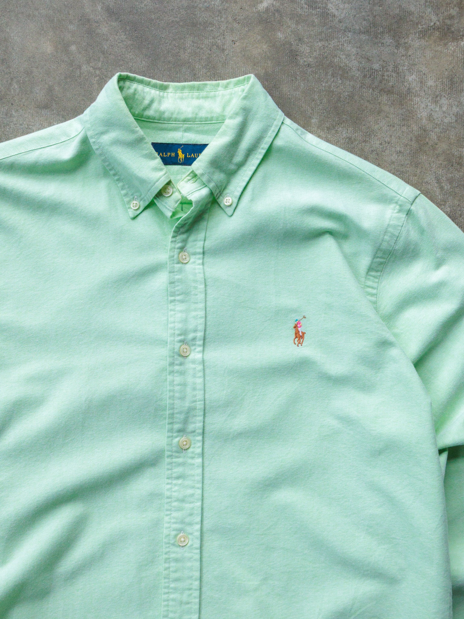 Vintage 90s Green Ralph Lauren Shirt (M)