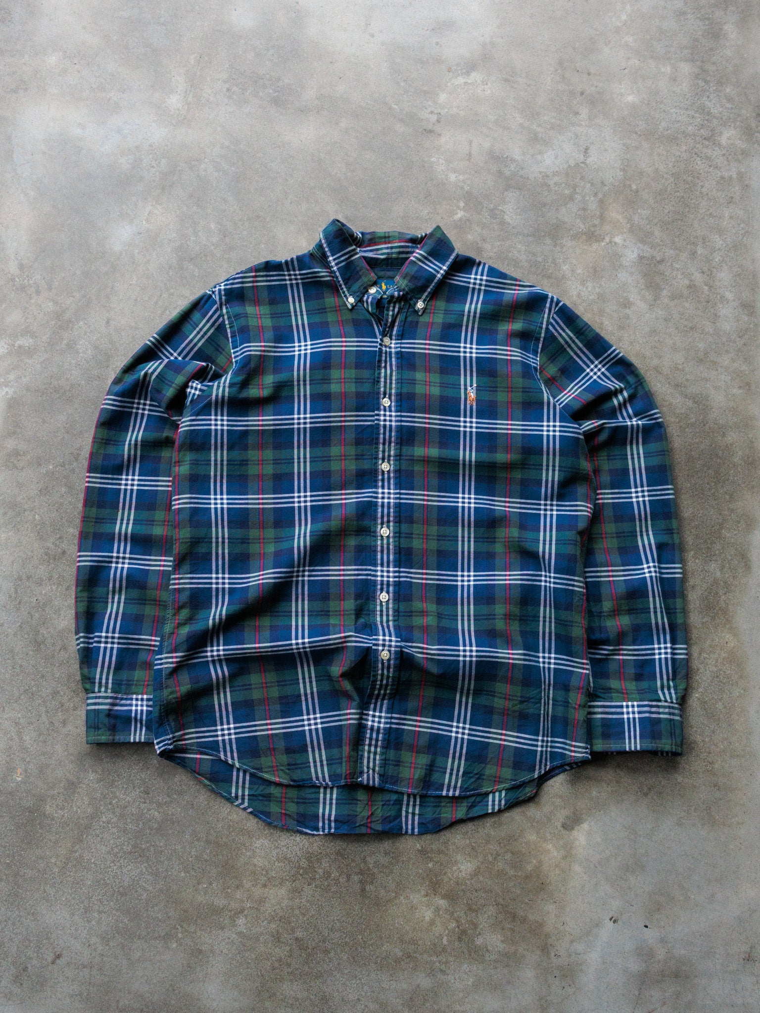 Vintage Plaid Ralph Lauren Shirt (M)