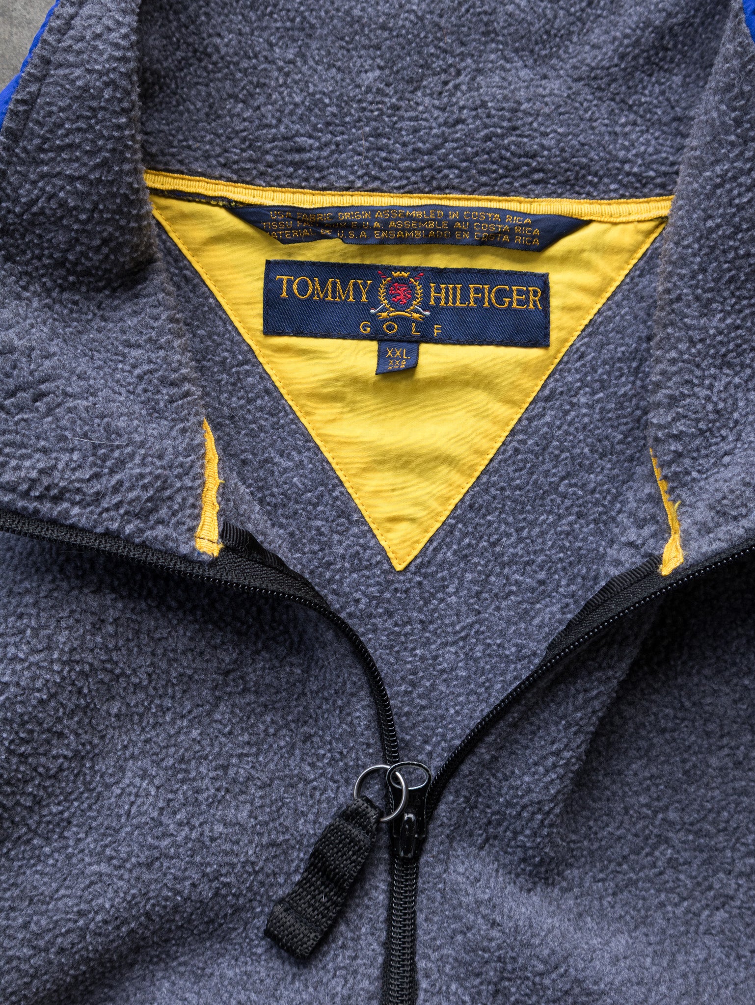 Vintage Tommy Hilfiger Golf Colourblock Fleece (2XL)