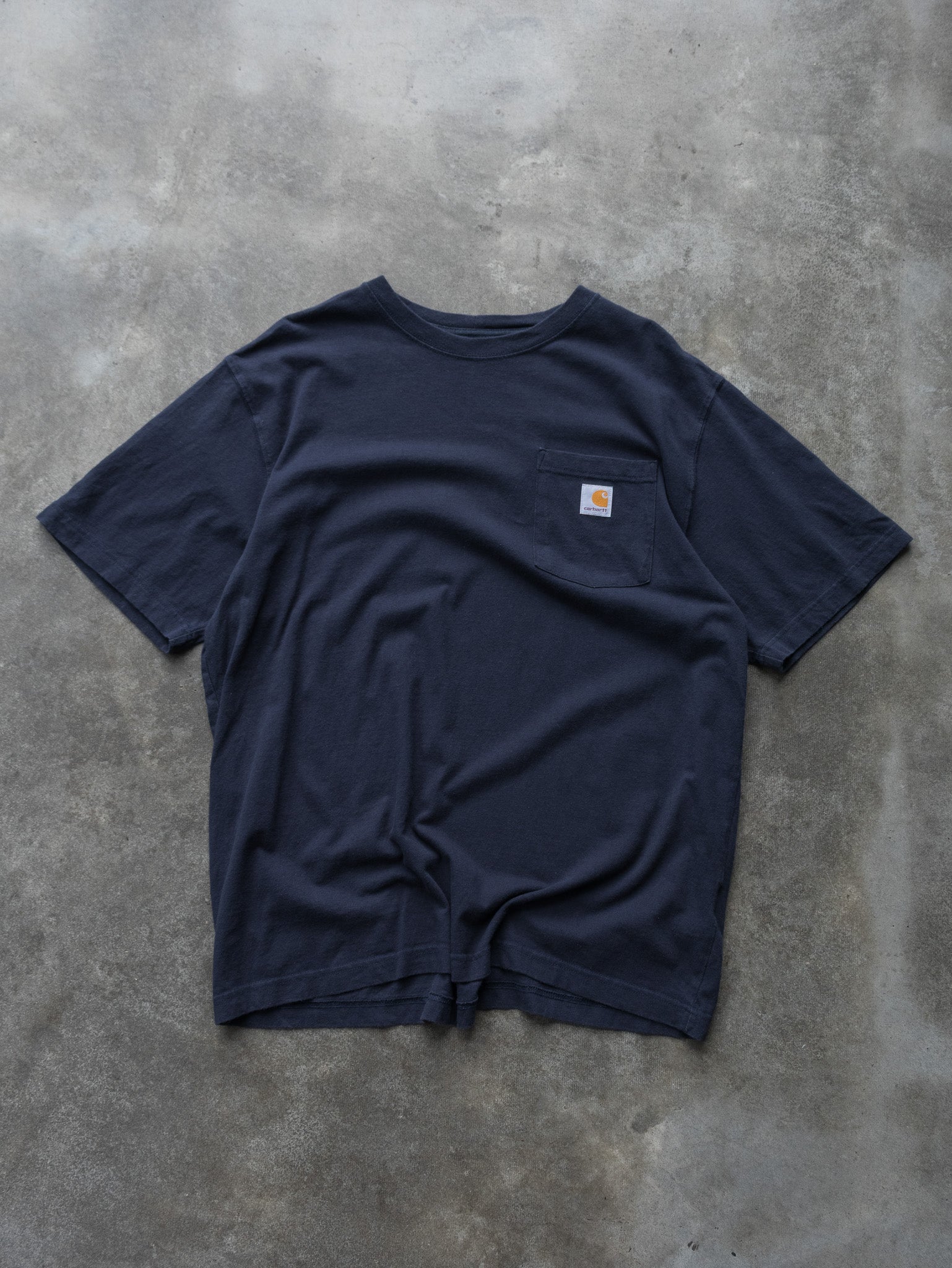 Vintage Navy Carhartt Pocket Tee (L)