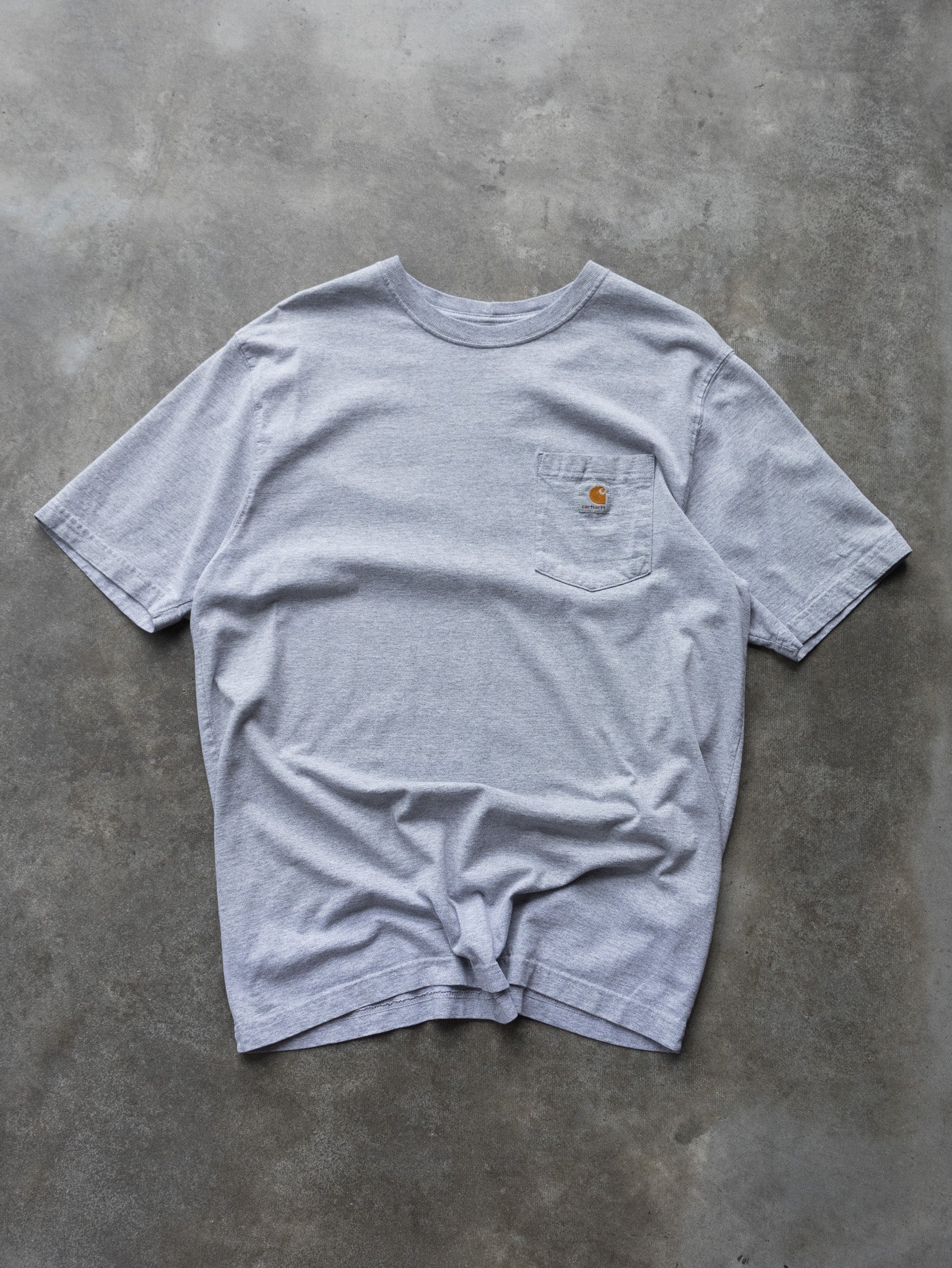 Vintage Grey Carhartt Pocket Tee (L)