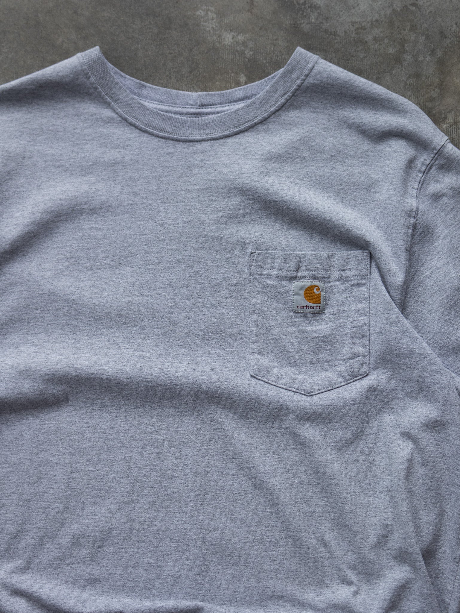 Vintage Grey Carhartt Pocket Tee (L)