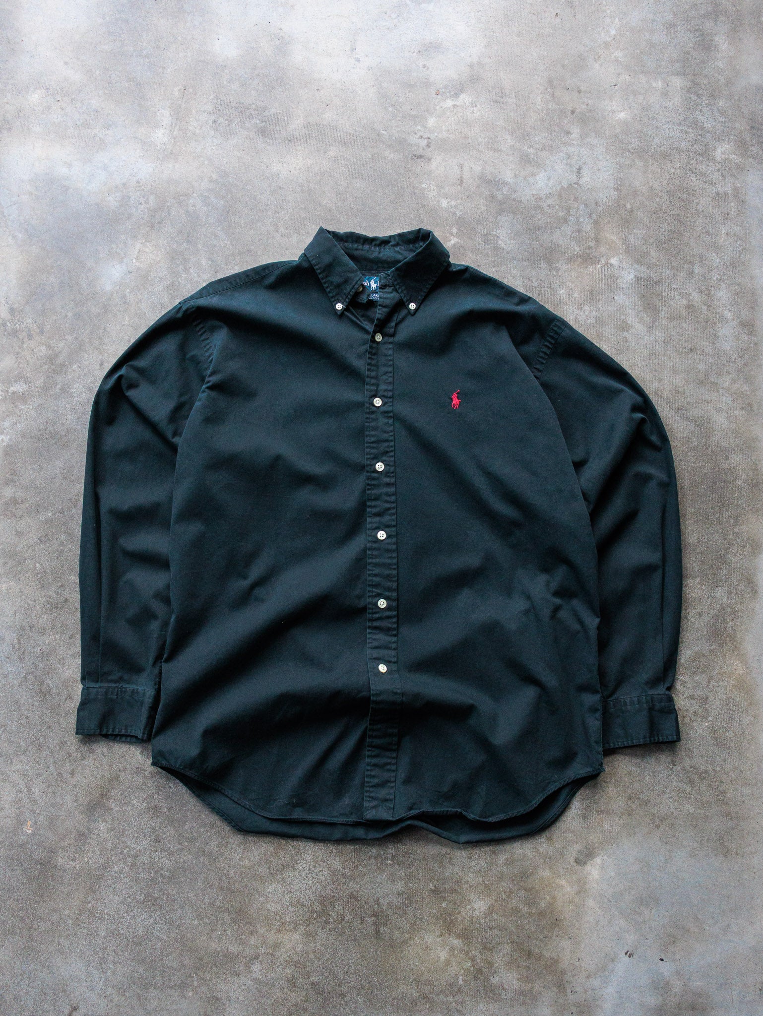 Vintage 90s Black Ralph Lauren Shirt (M)