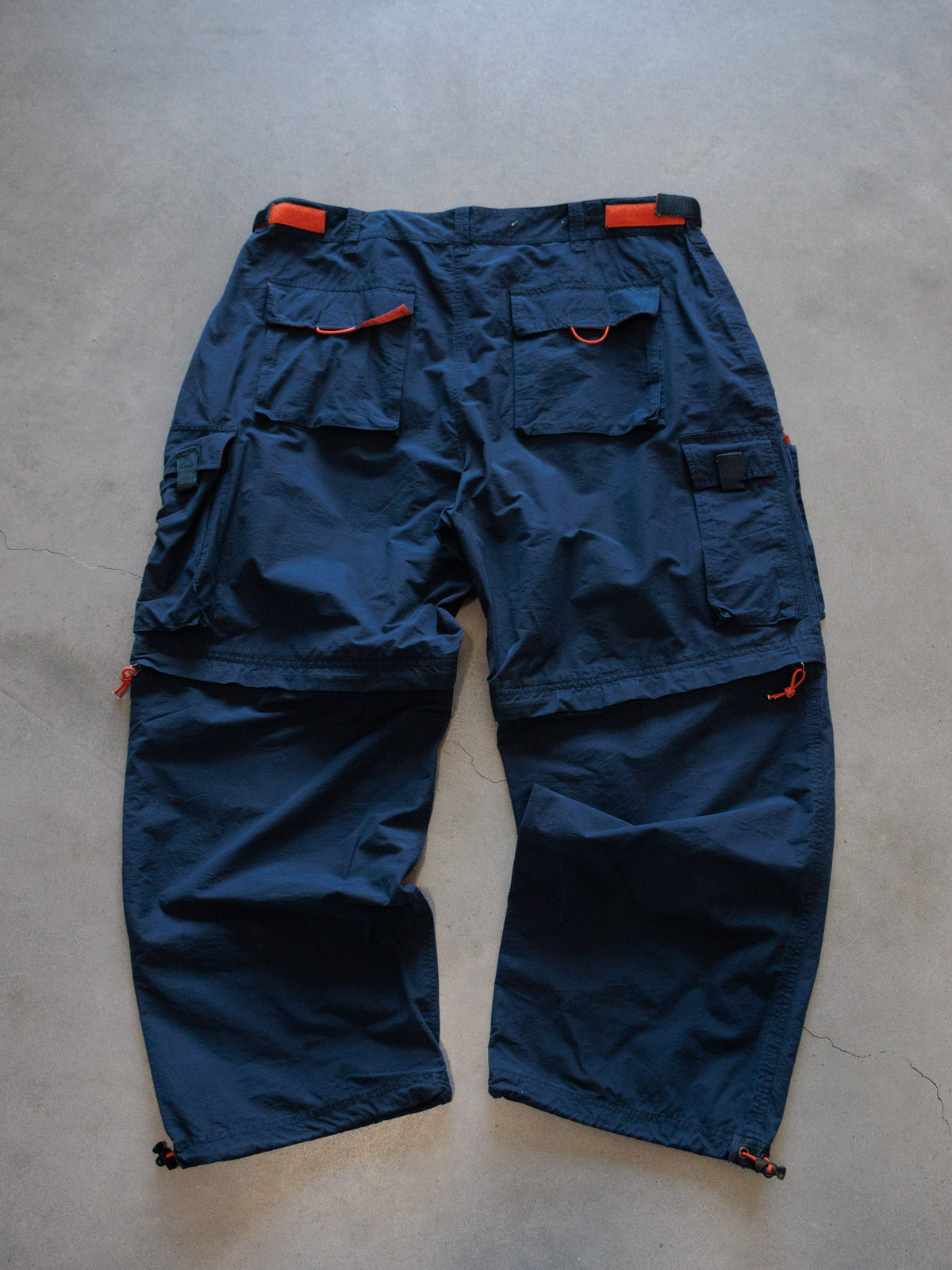 Vintage 00s Navy DownEast Outfitters Cargo Track Pants (XL)