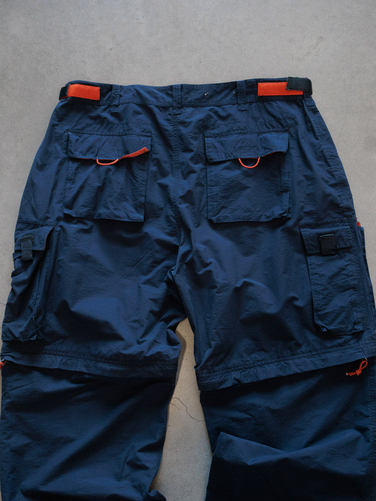 Vintage 00s Navy DownEast Outfitters Cargo Track Pants (XL)