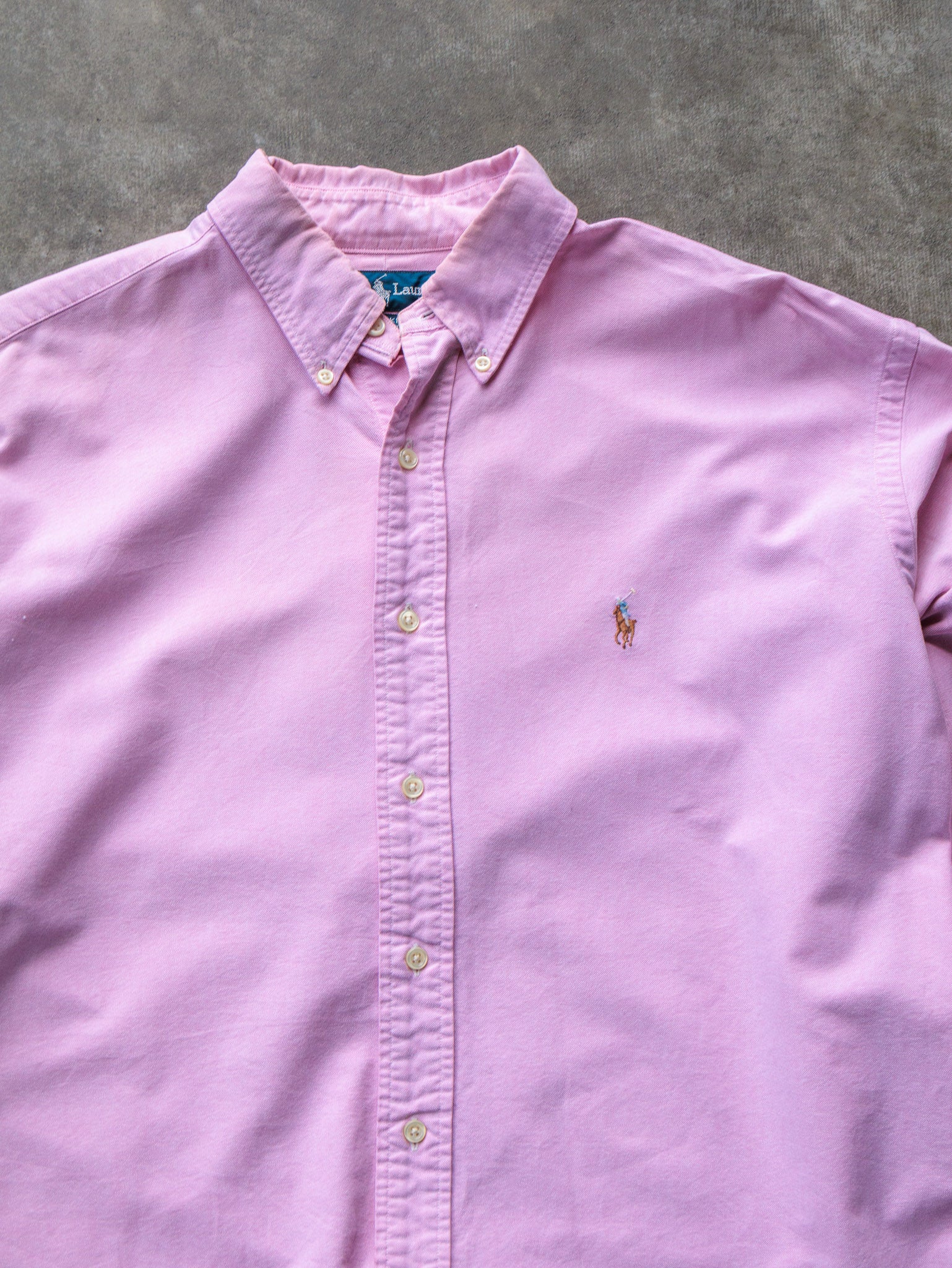 Vintage 90s Pink Ralph Lauren Blake Shirt (L)