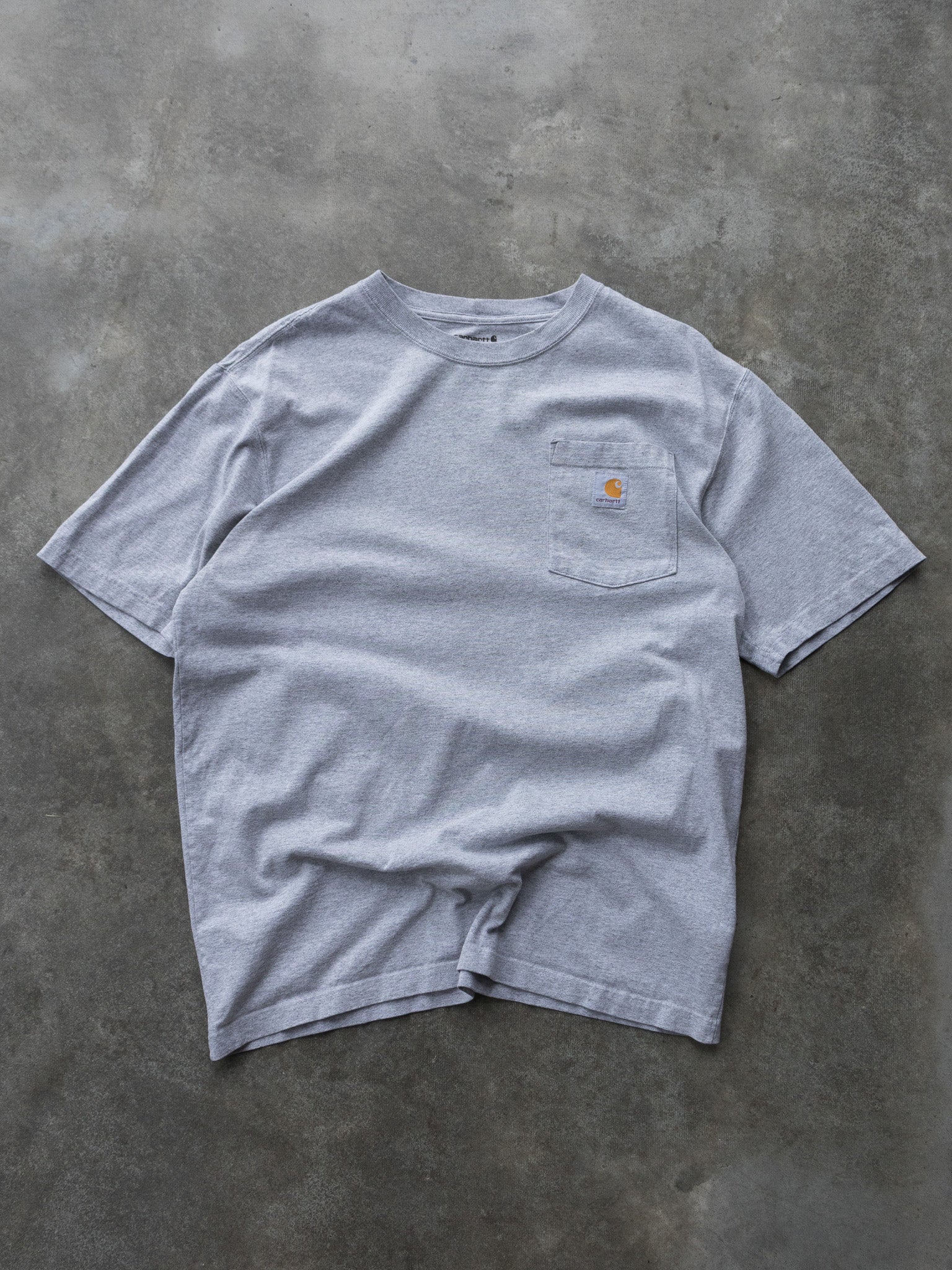 Vintage Grey Carhartt Pocket Tee (M)