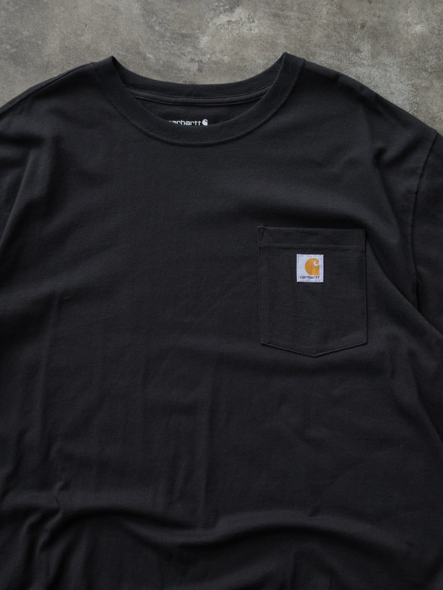 Vintage Black Carhartt Pocket Tee (XL)