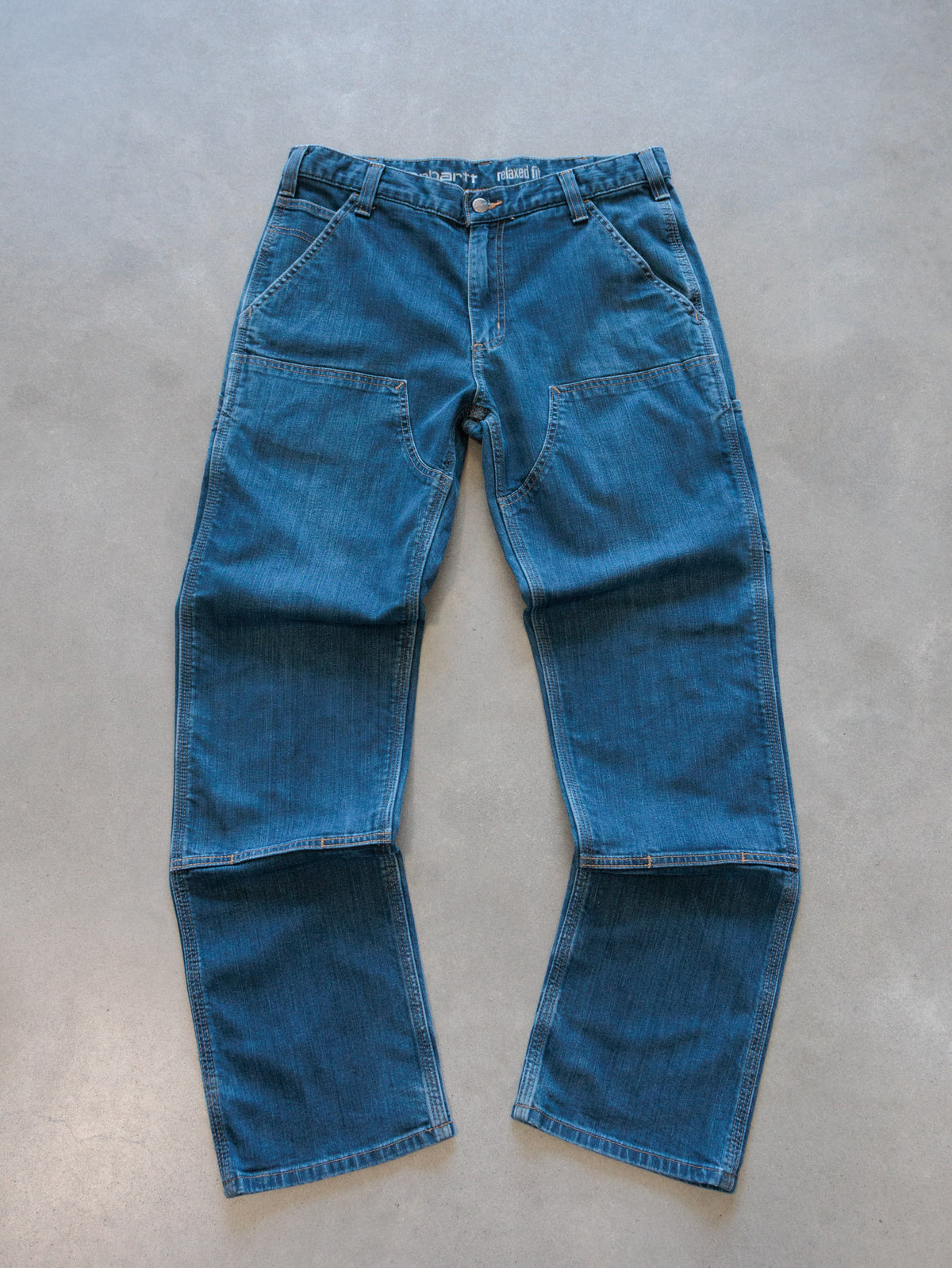 Vintage Blue Carhartt Carpenter Pants (W32)